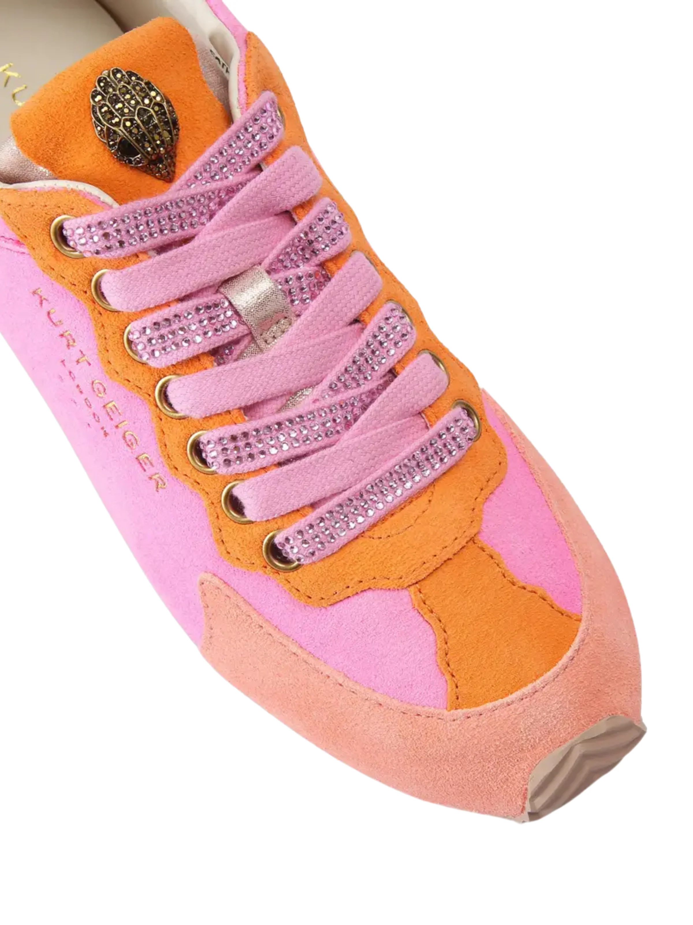 Sneakers "Islington" Kurt Geiger rosa e arancione - Image 4