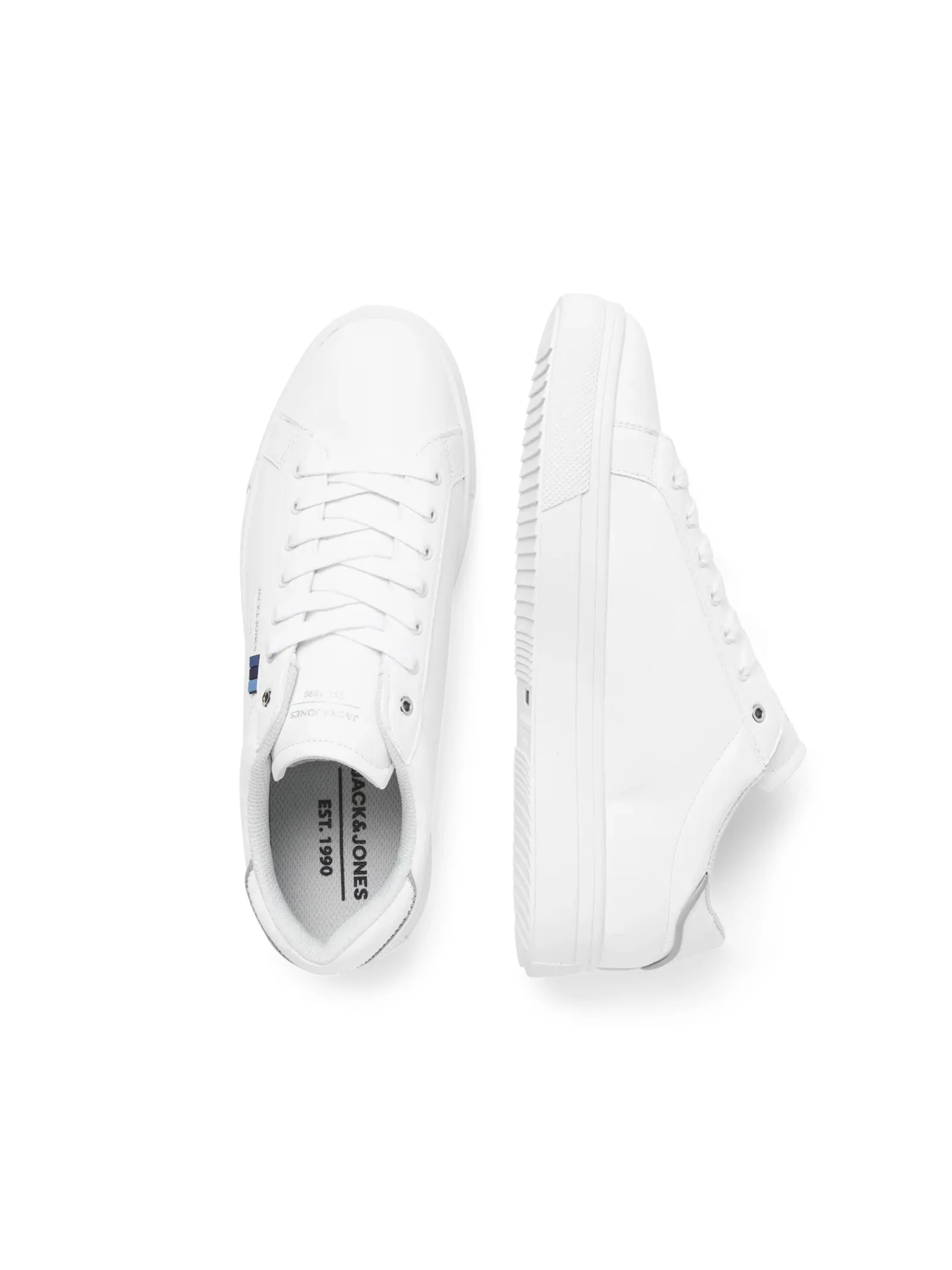 Sneakers Jack & Jones bianche con punta arrotondata - Image 3