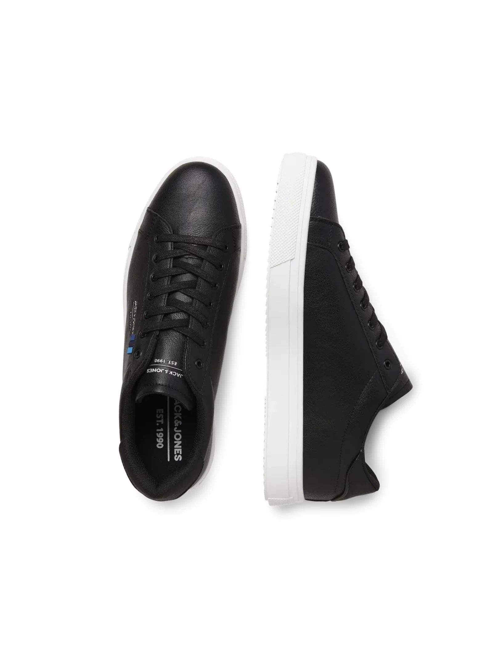 Sneakers Jack & Jones nere con punta arrotondata - Image 3