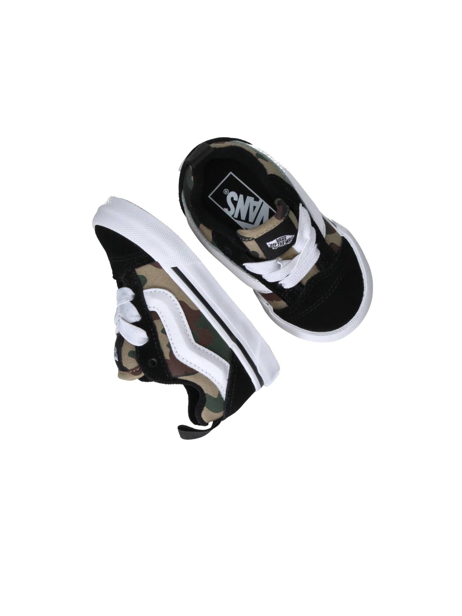 Sneakers "Knu Skool elastic lace" Vans verde militare - Image 4