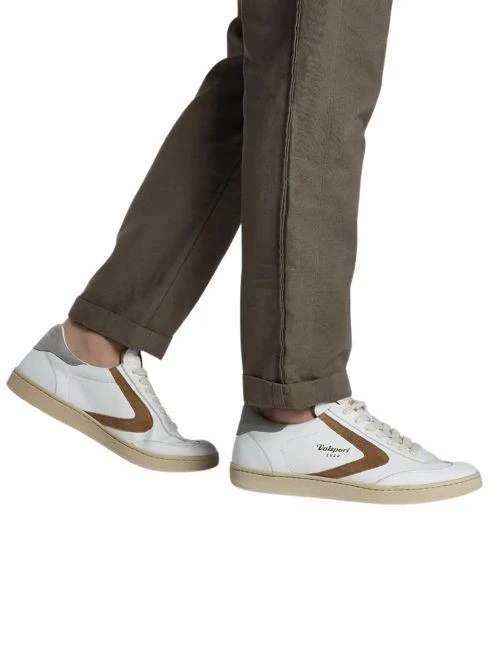 Sneakers "Olimpia Leather" Valsport suede taupe - Image 4