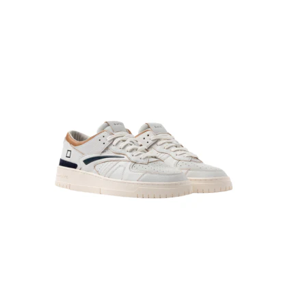 Sneakers "Torneo Colored" D.a.t.e. bianche e blu - Image 2