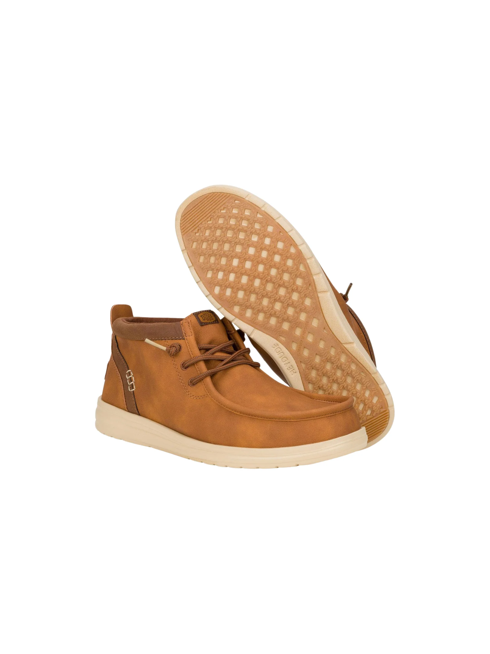 Sneakers "Wally mid gripr classic" Hey Dude cognac