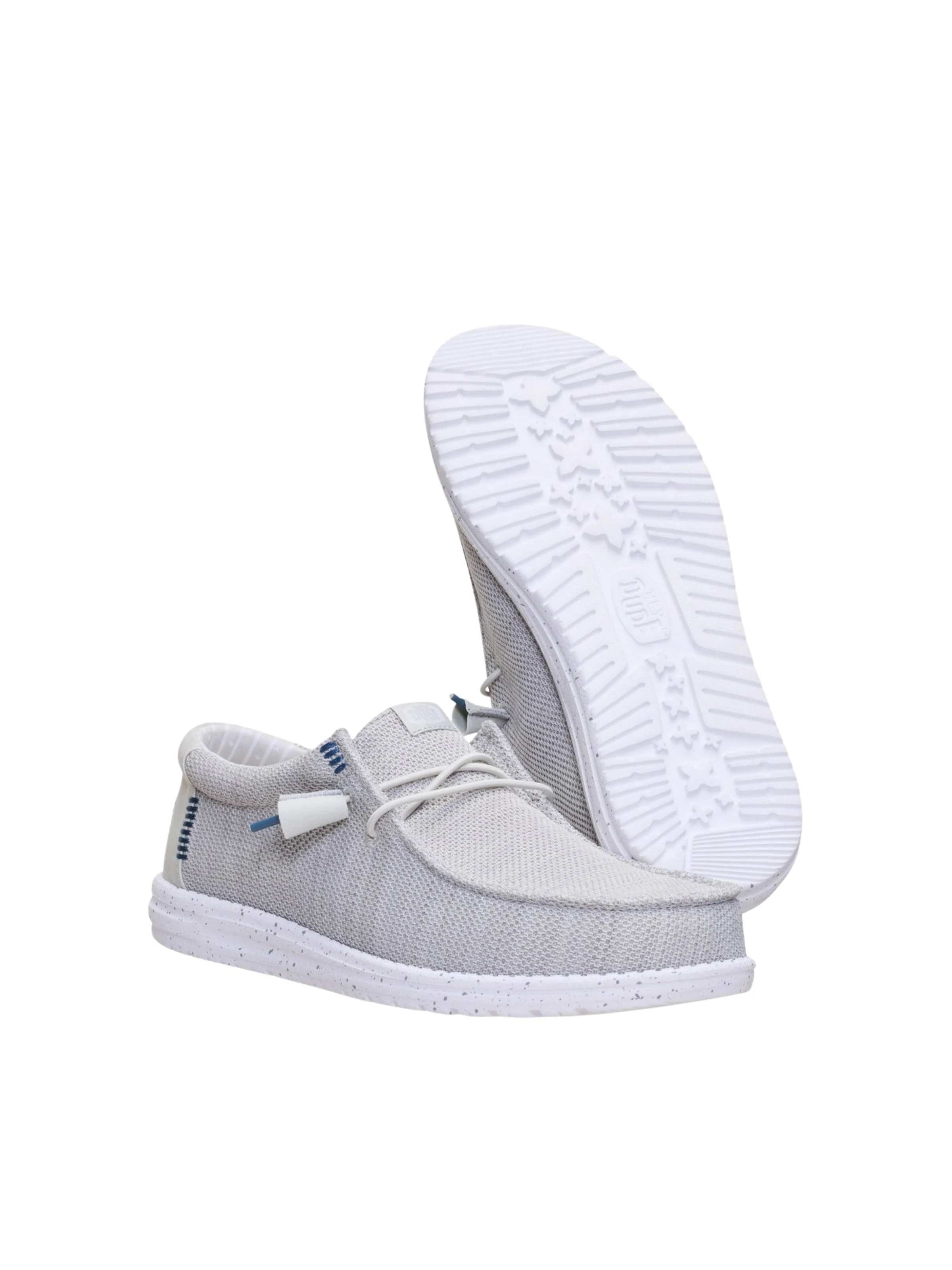 Sneakers "Wally Stretch Sox" Hey Dude grigio e blu - Image 3