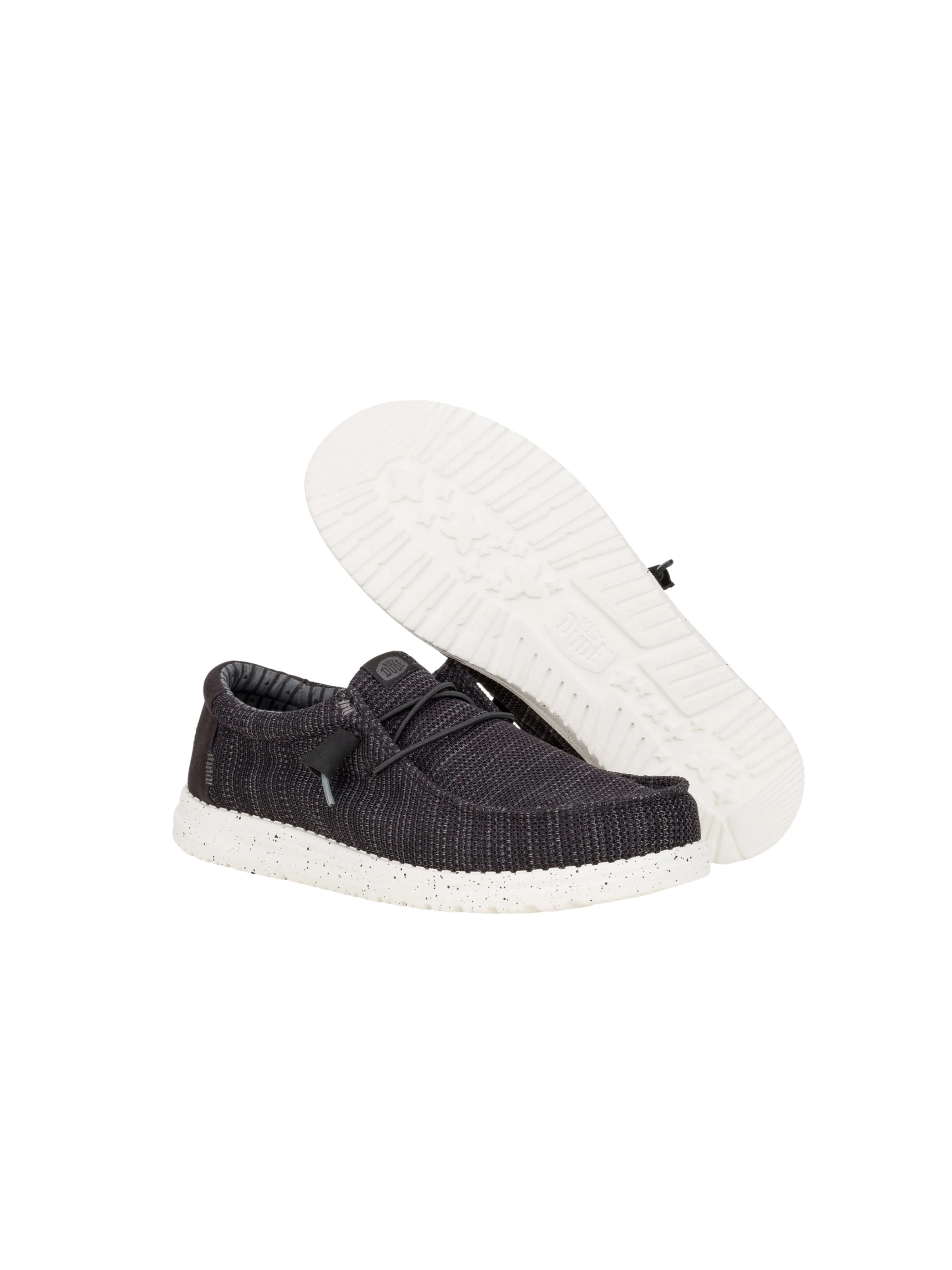 Sneakers "Wally Stretch Sox" Hey Dude nero e bianco - Image 3