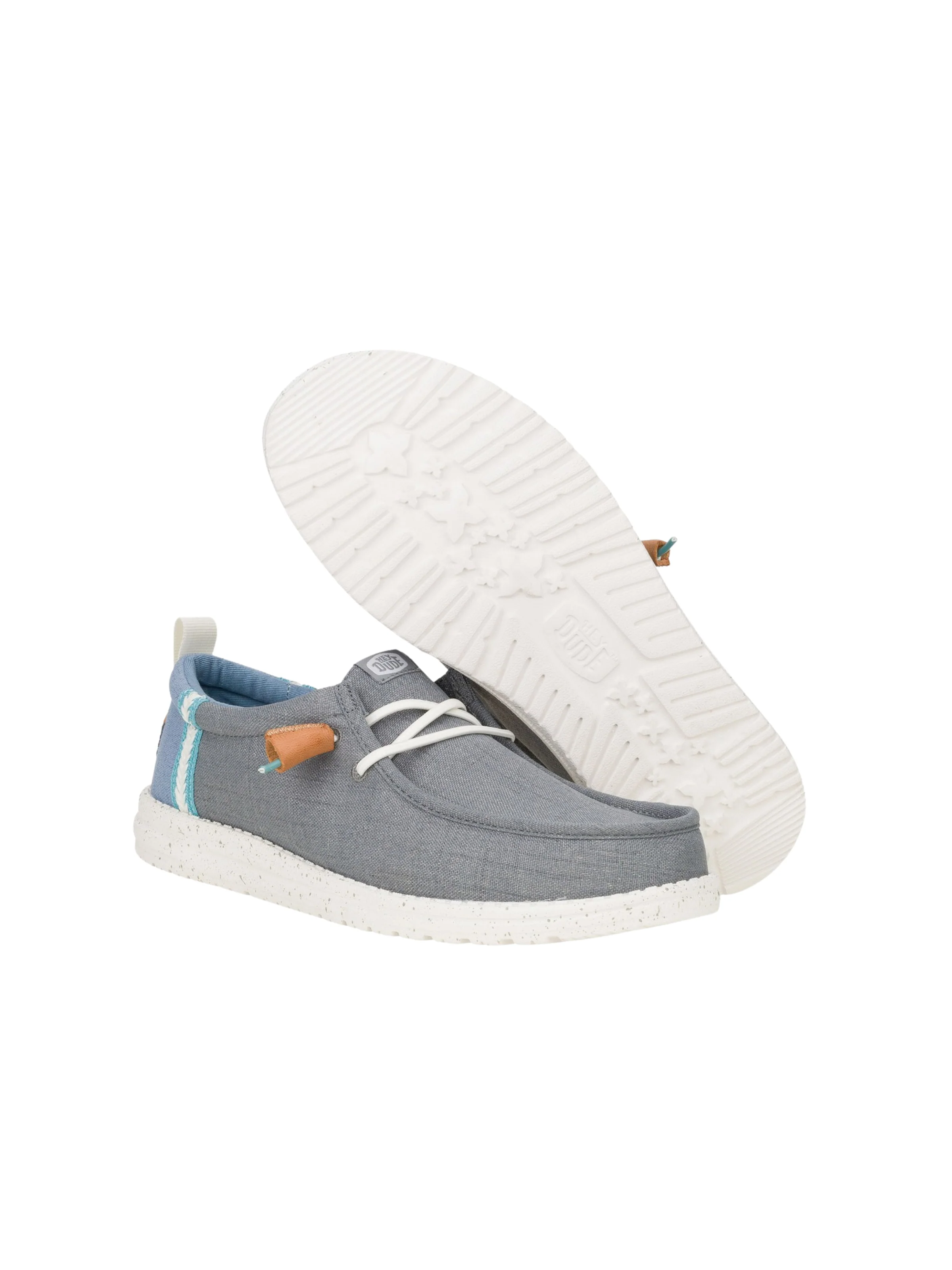 Sneakers "Wally Summer Linen" Hey Dude grigio - Image 3