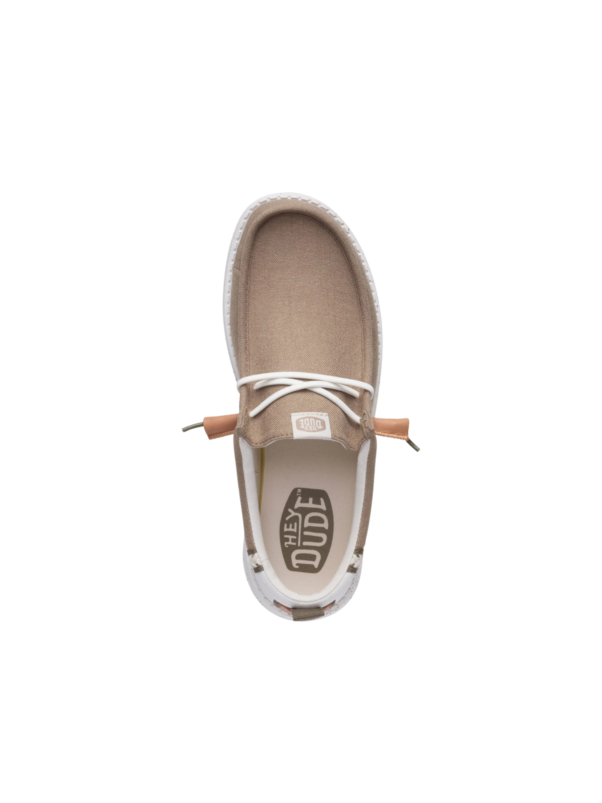 Sneakers "Wally Summer Linen" Hey Dude marrone - Image 6