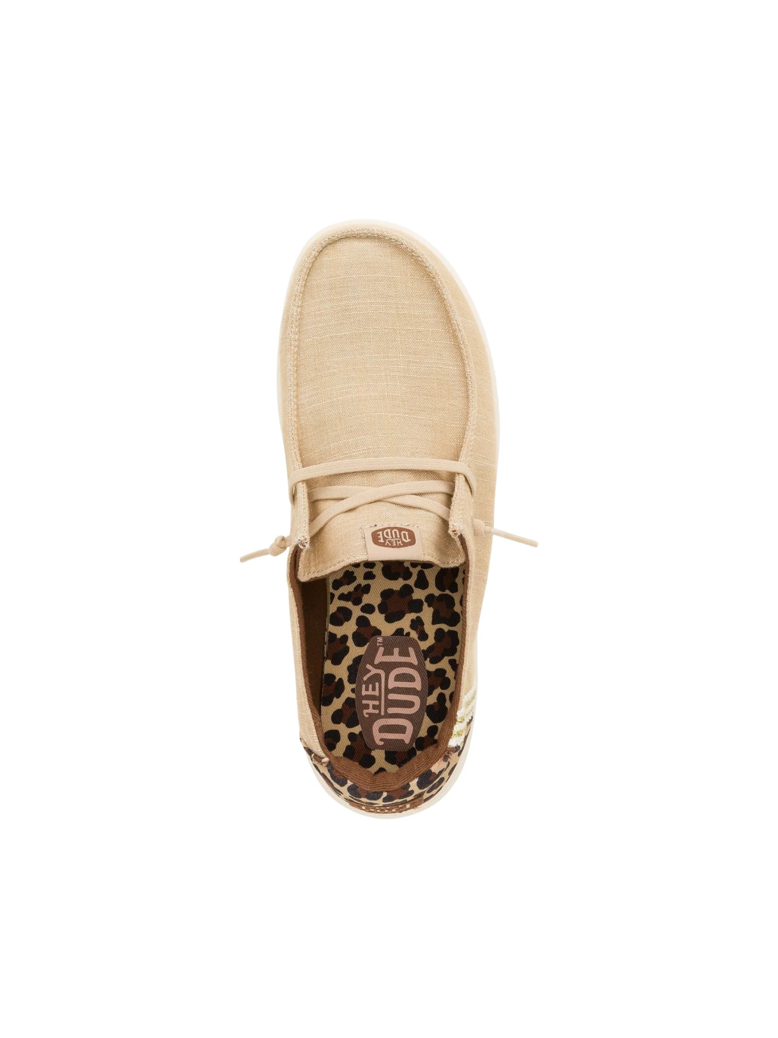 Sneakers "wendy rise animal" tortora con dettagli leopardati - Image 4