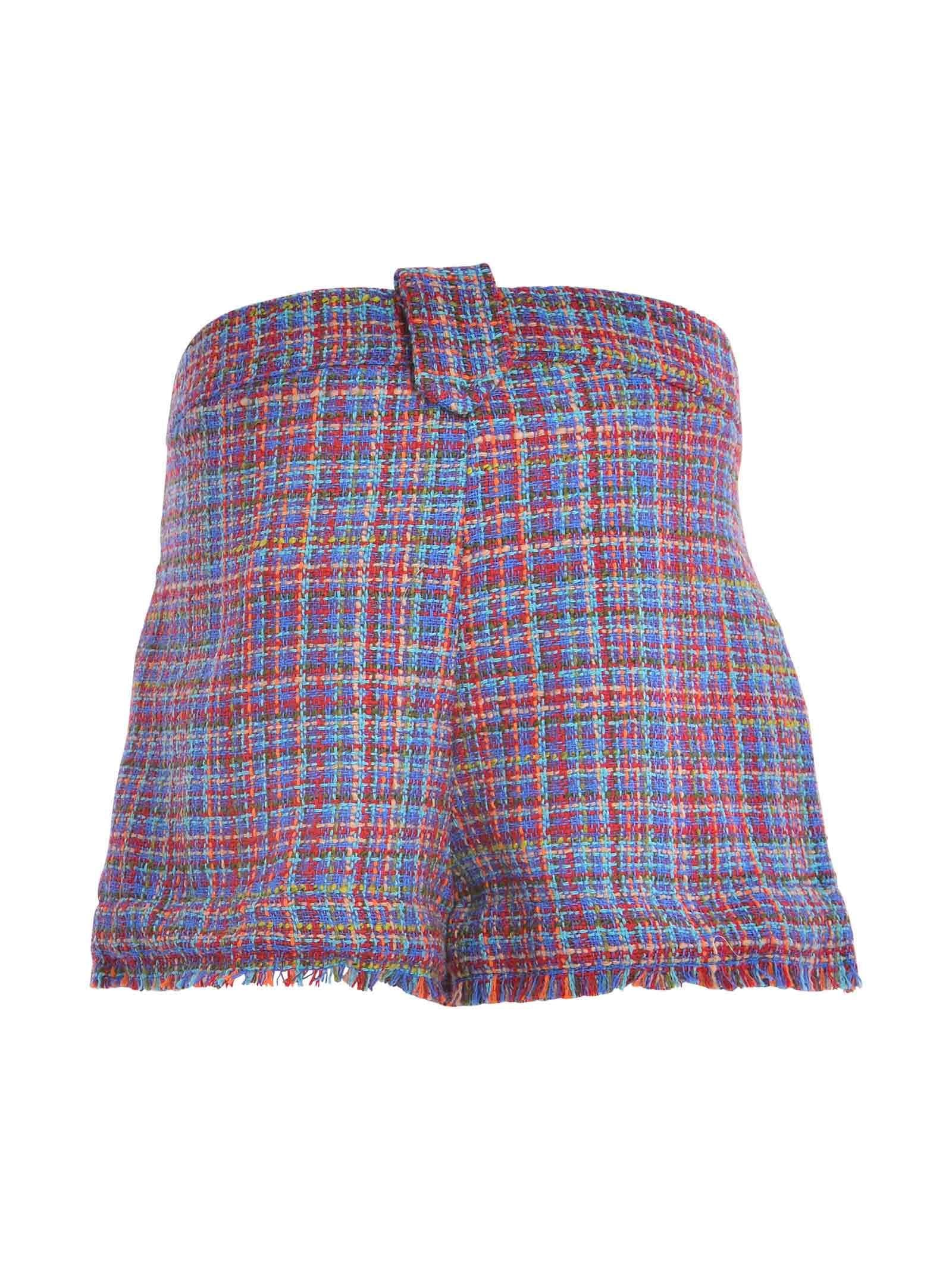 Shorts fantasia tartan blu - Image 3