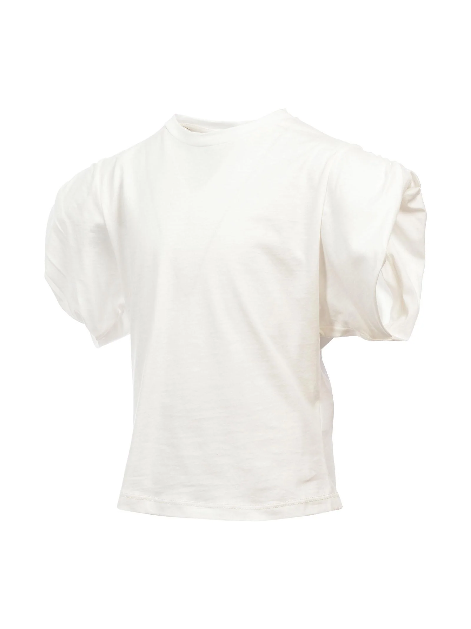 T-shirt bianca con spalline - Image 2
