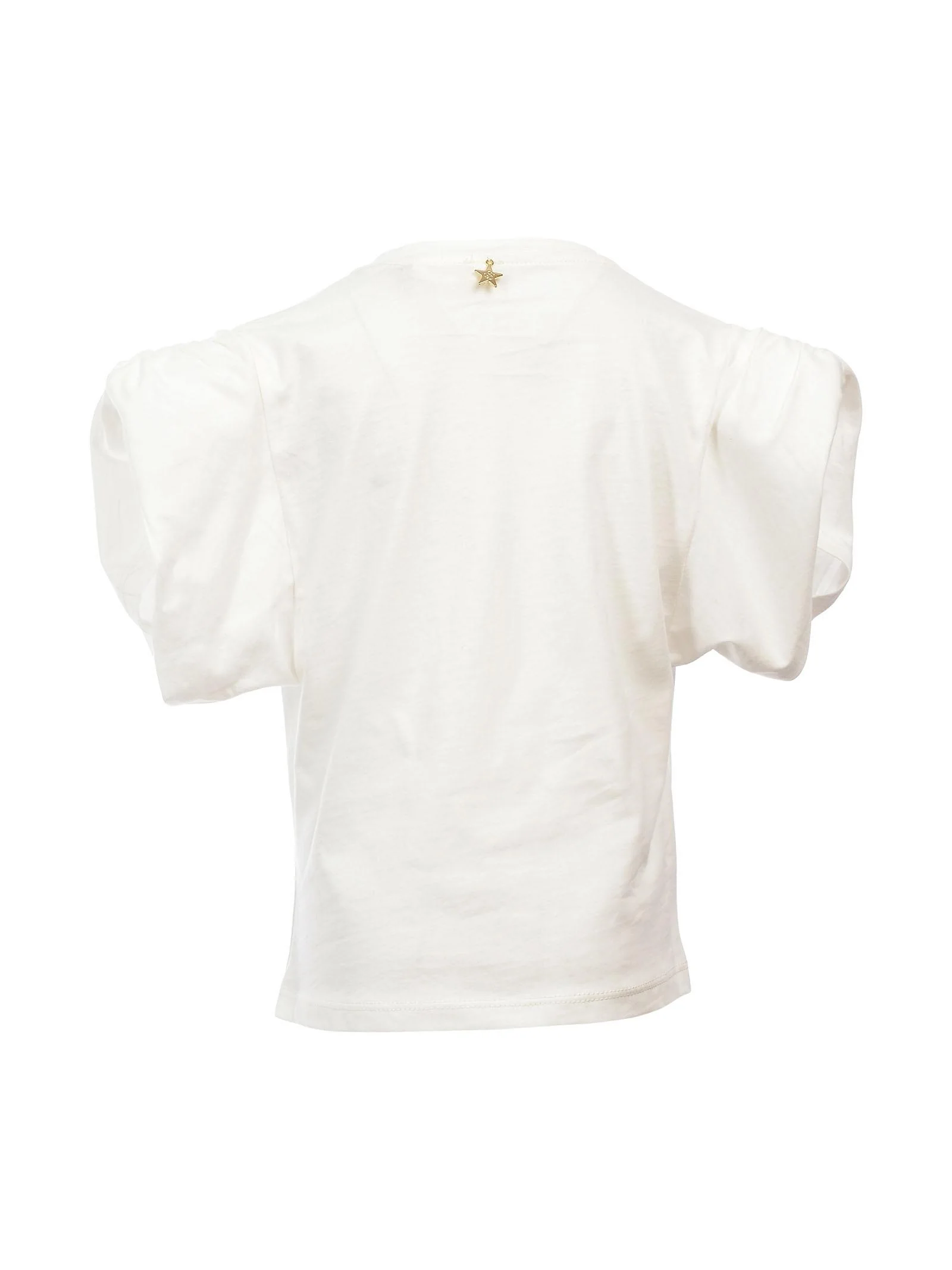 T-shirt bianca con spalline - Image 3