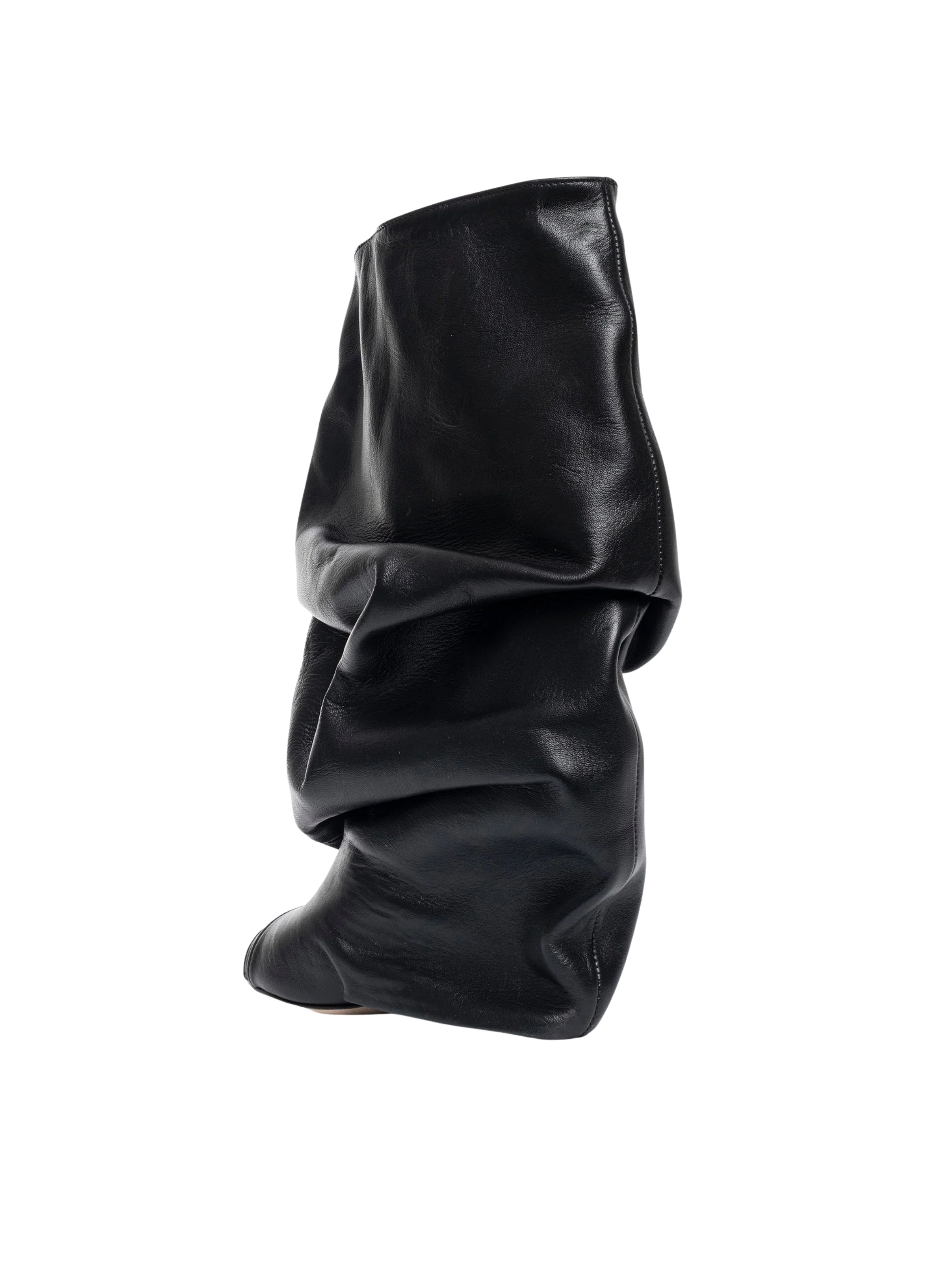Stivali "Camy" Gisel Moirè spuntati in nappa nero - Image 5