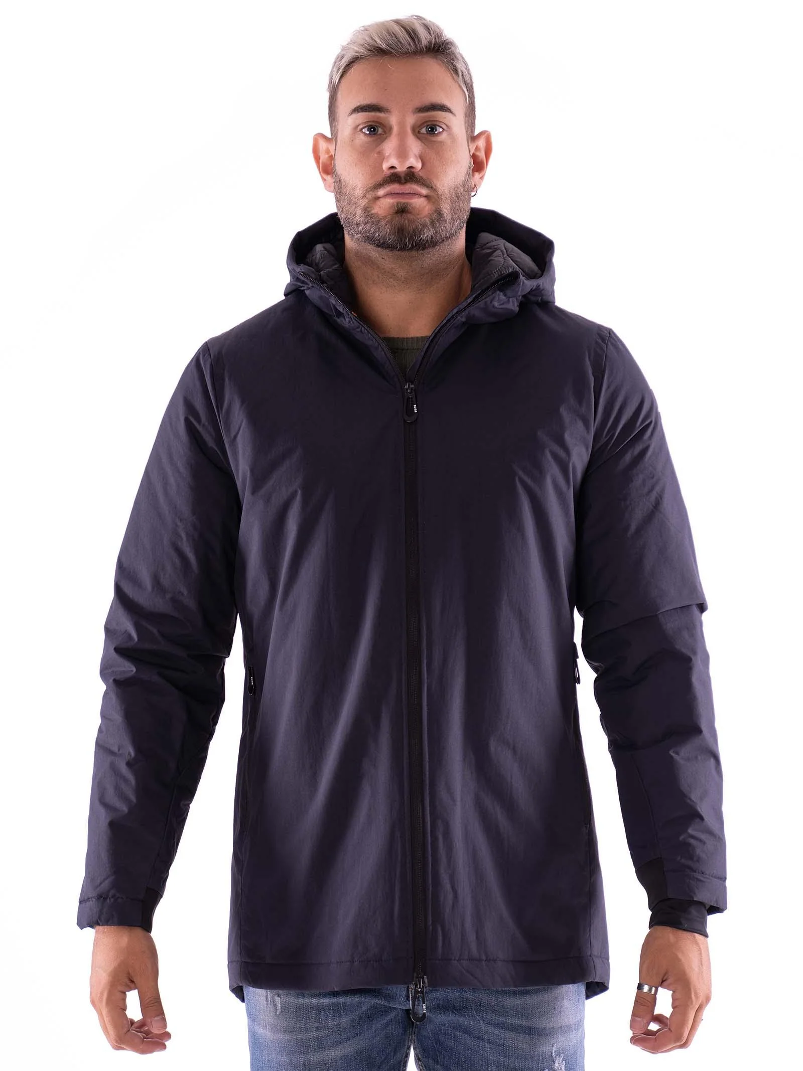 Parka nylon blu Suns