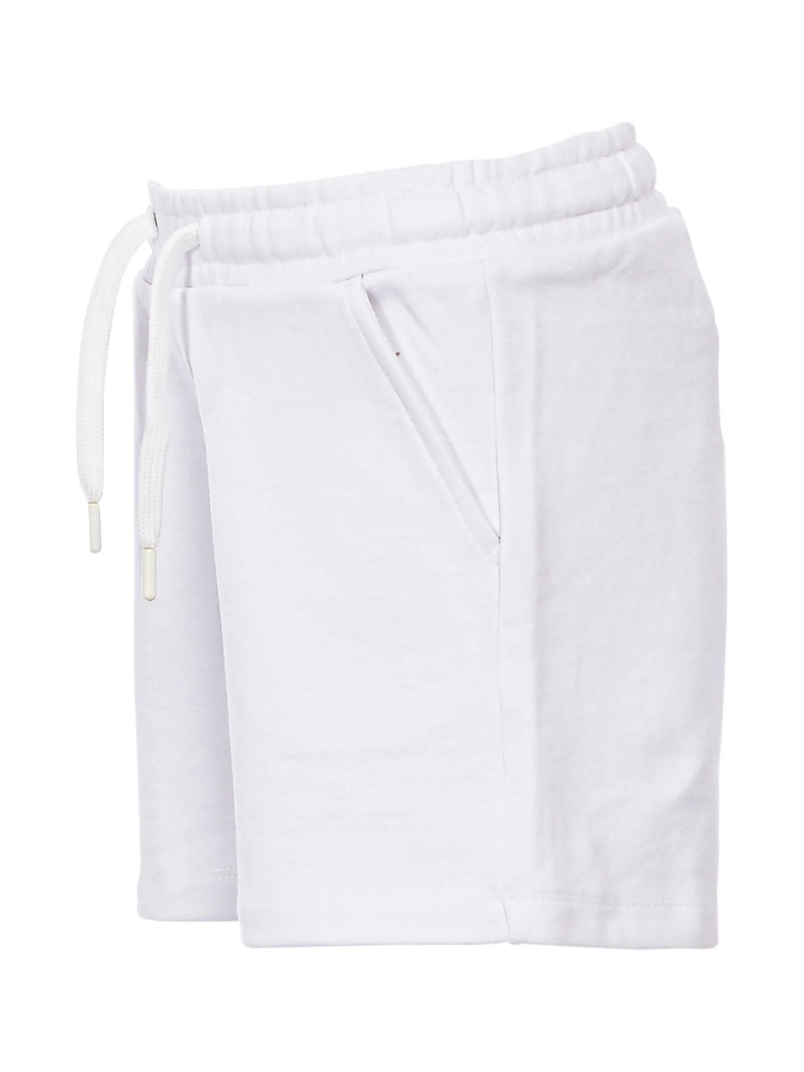Shorts in tuta bianco con scritta glitter - Image 2