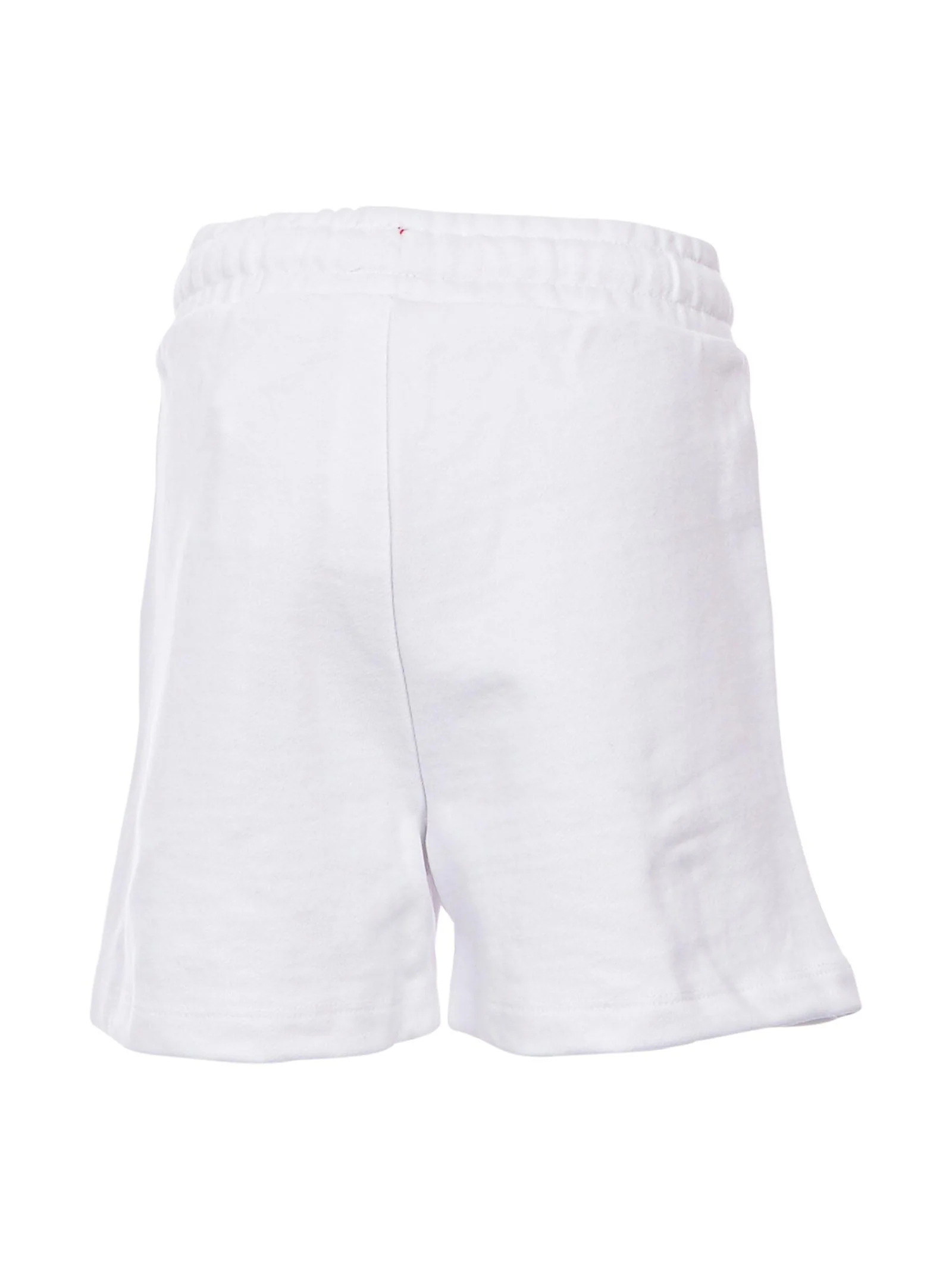 Shorts in tuta bianco con scritta glitter - Image 3