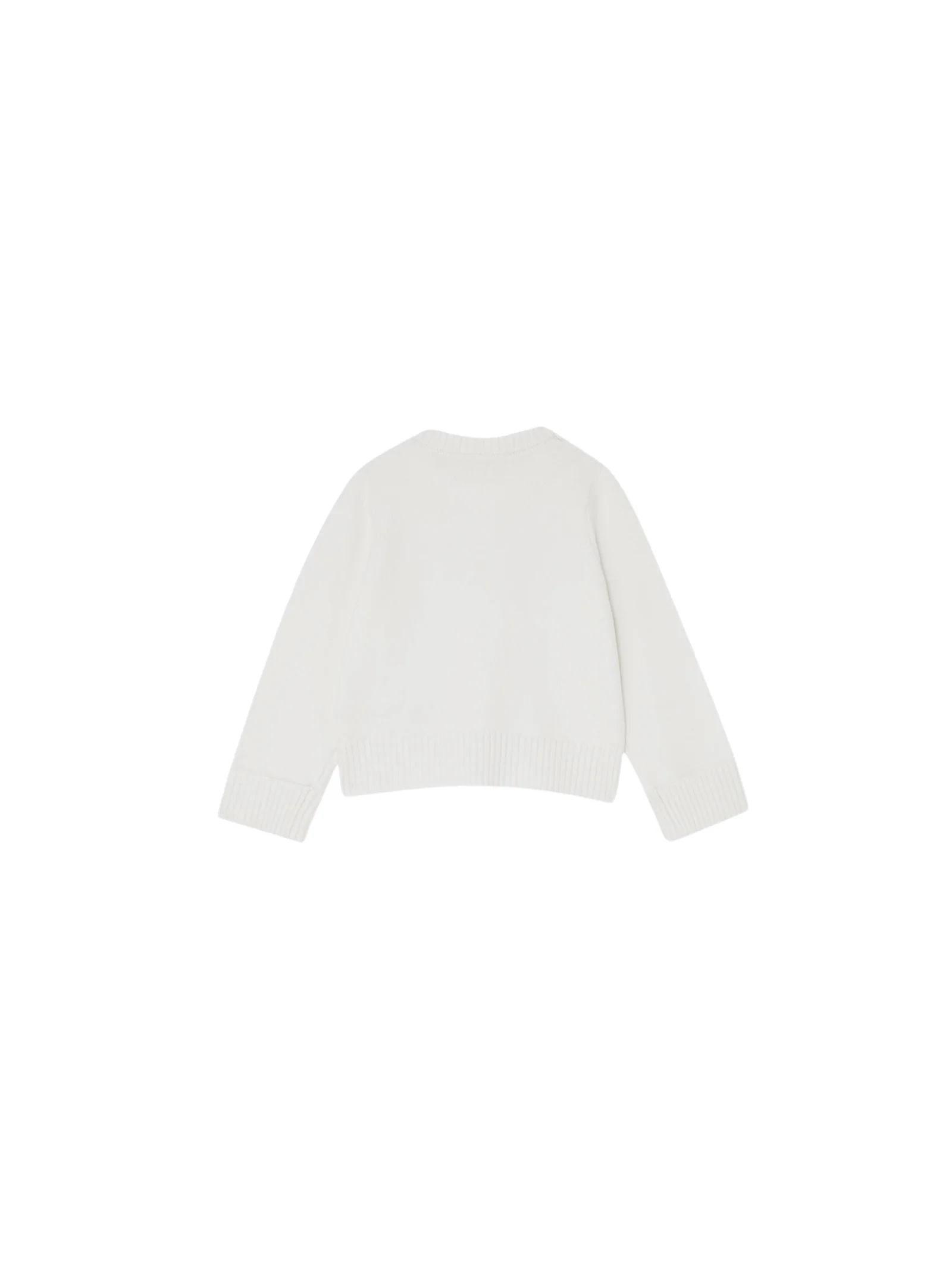 T-Shirt a maniche lunghe Liu Jo bianca con logo con strass - Image 2