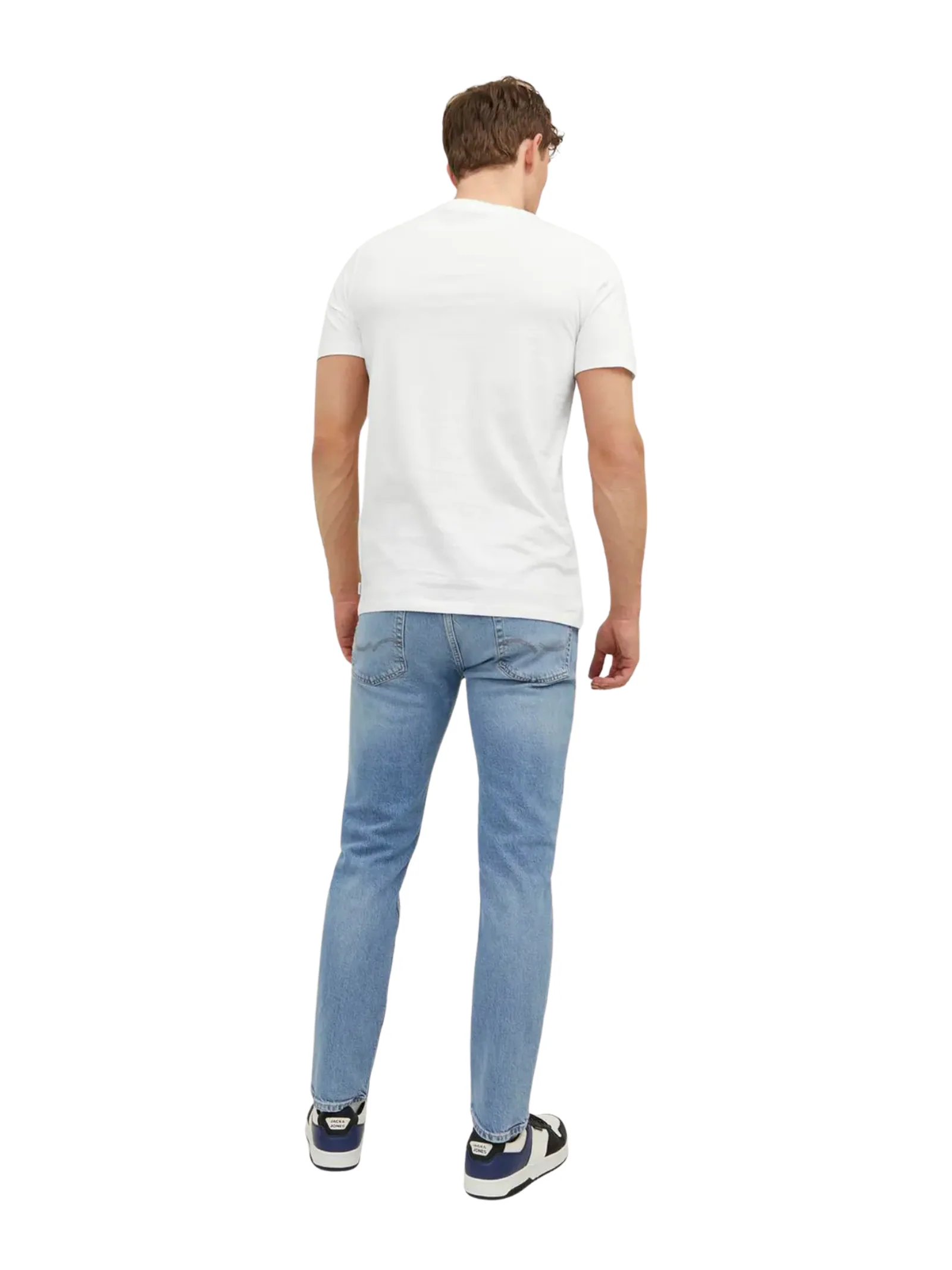 T-Shirt a mezze maniche Jack & Jones bianca - Image 2