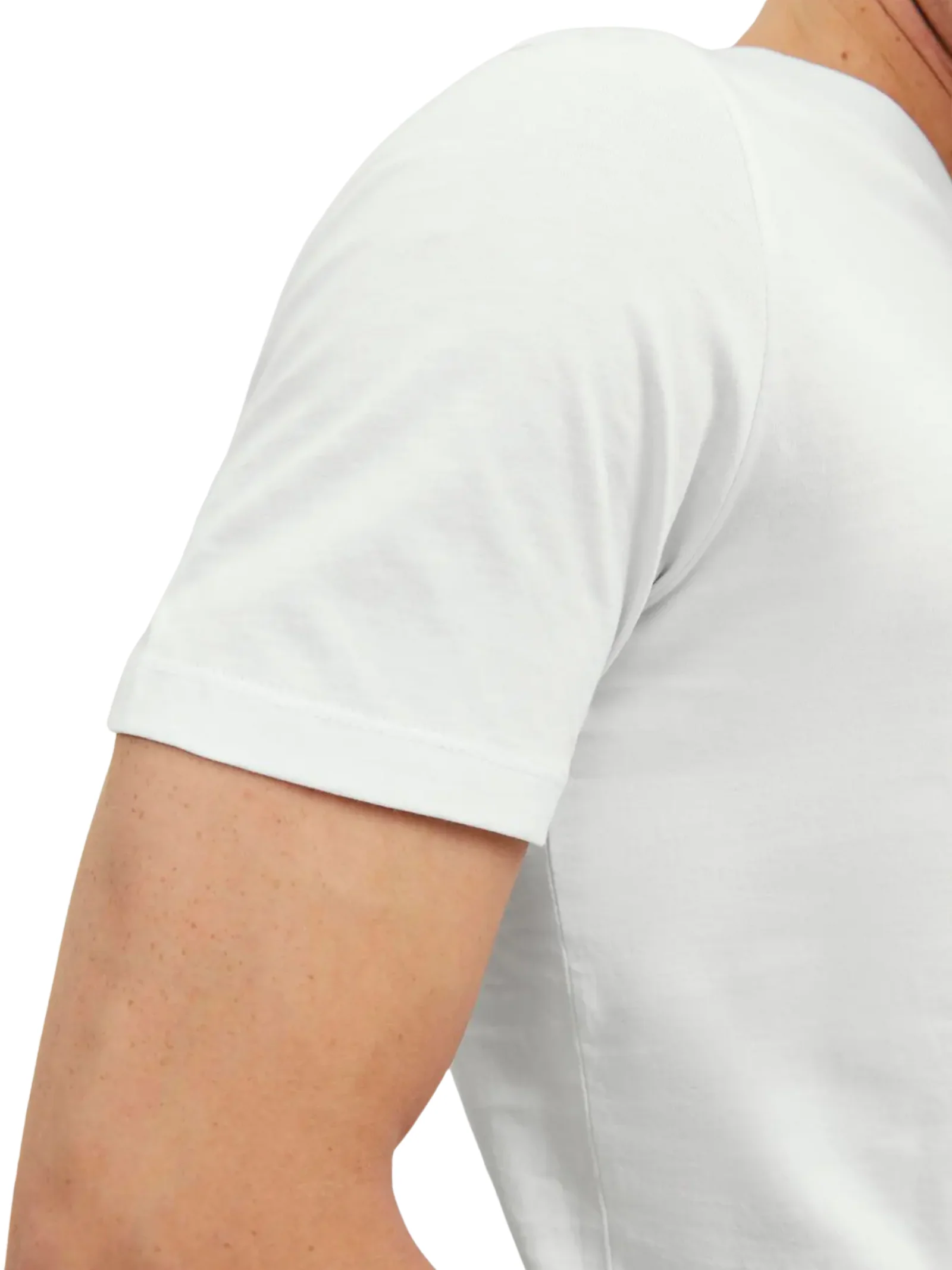 T-Shirt a mezze maniche Jack & Jones bianca - Image 3