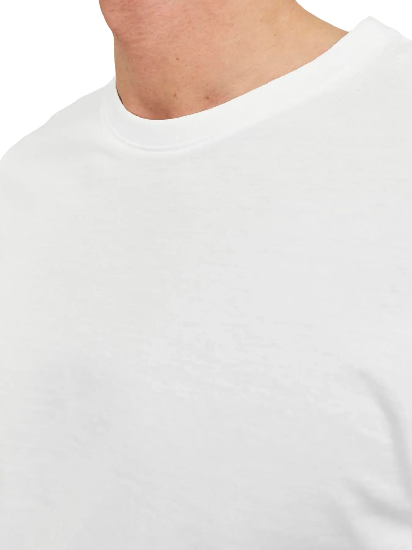 T-Shirt a mezze maniche Jack & Jones bianca - Image 4