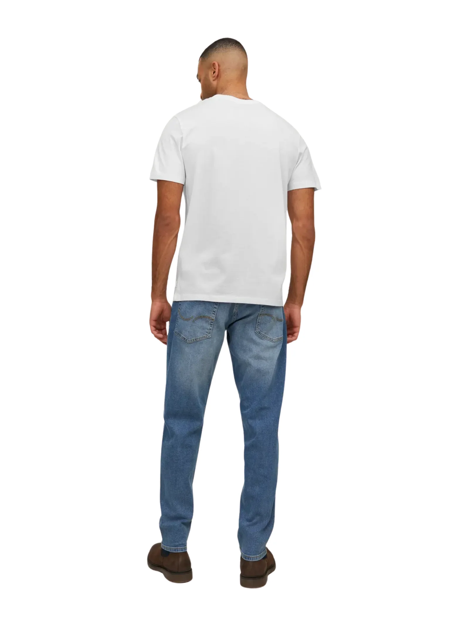 T-Shirt a mezze maniche Jack & Jones bianca - Image 2