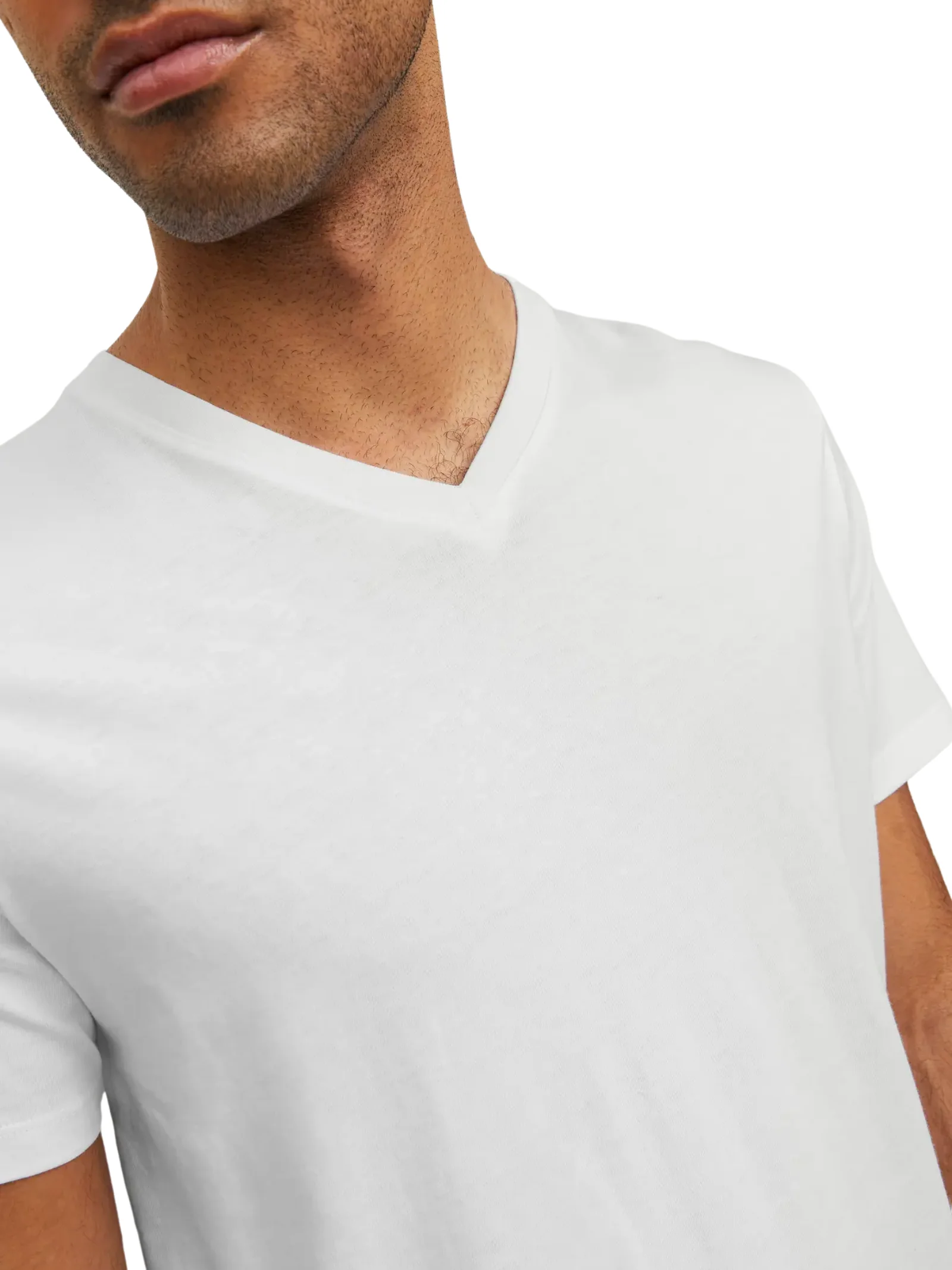 T-Shirt a mezze maniche Jack & Jones bianca - Image 4