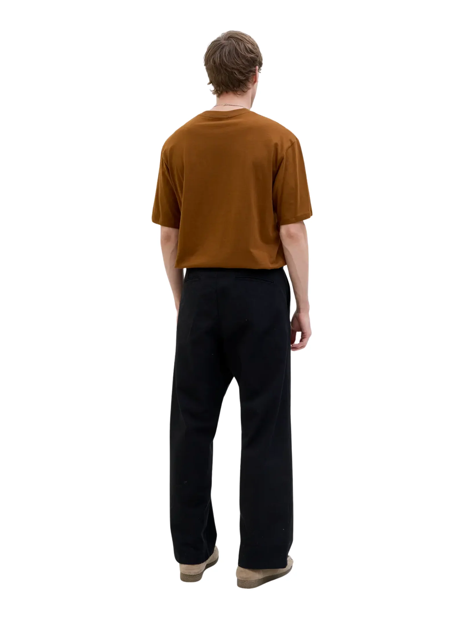 T-Shirt a mezze maniche Jack & Jones marrone oversize - Image 2