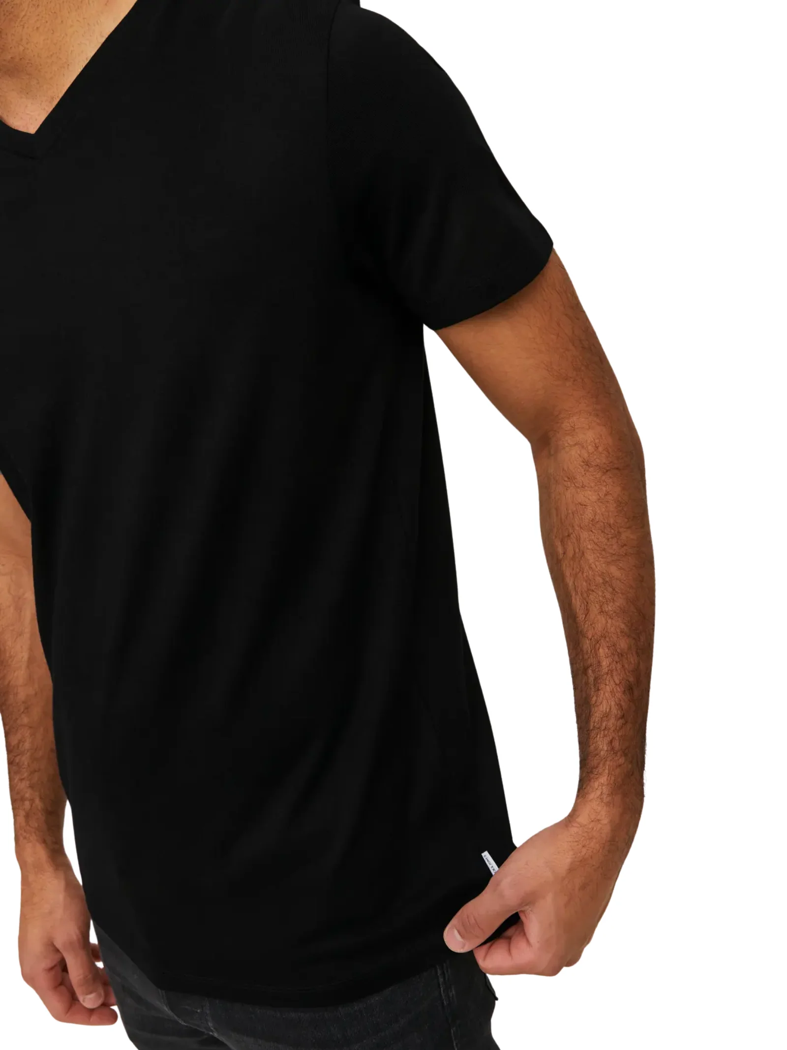 T-Shirt a mezze maniche Jack & Jones nera - Image 4