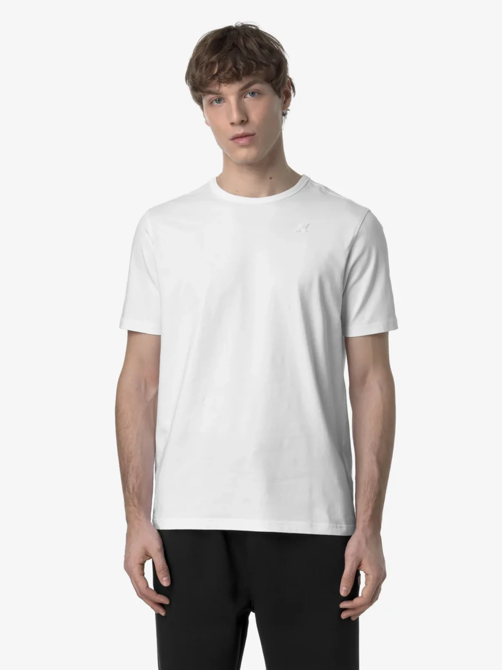 T-Shirt "Adame Light Stretch Jersey" K-Way bianca - Image 2