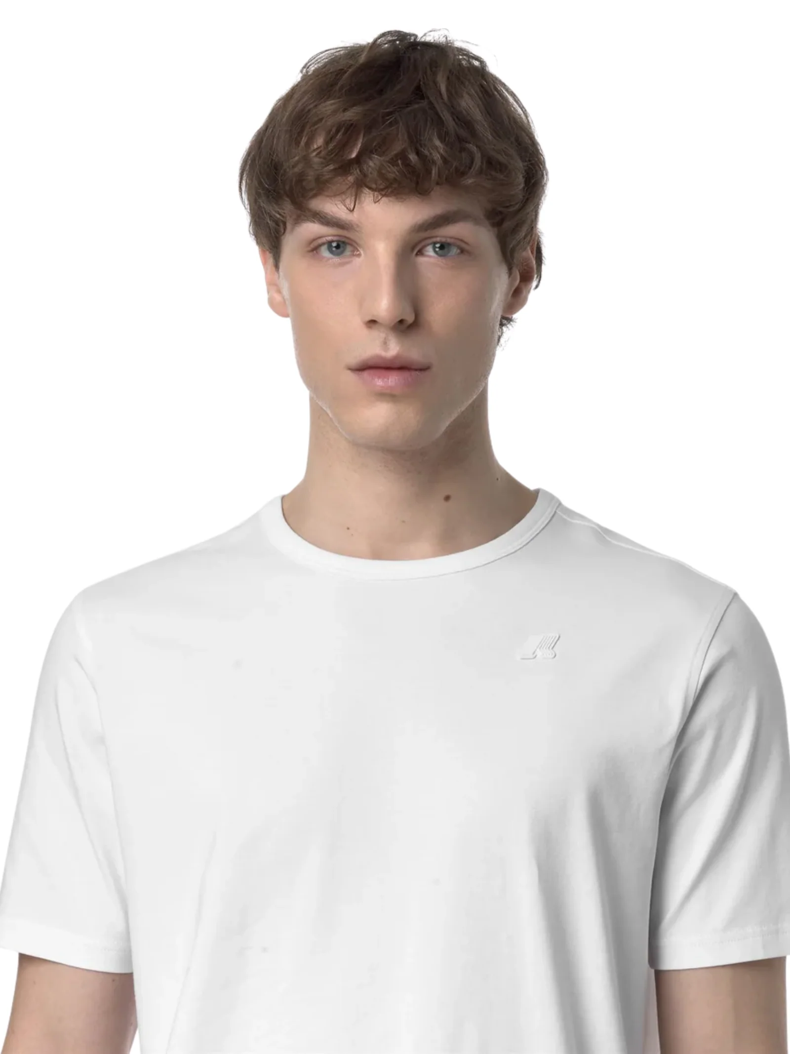 T-Shirt "Adame Light Stretch Jersey" K-Way bianca - Image 3