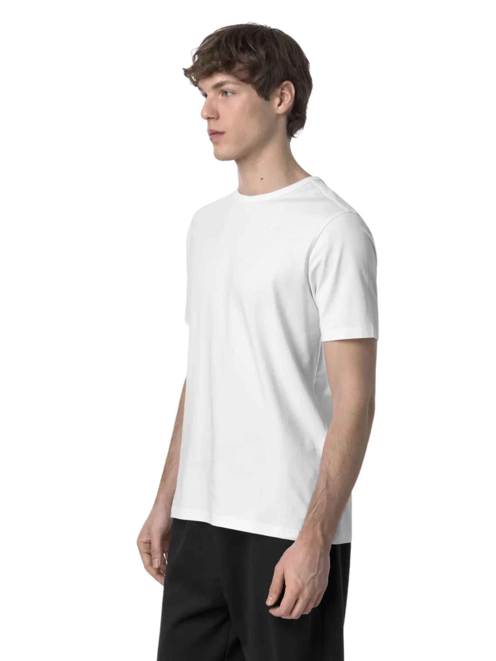 T-Shirt "Adame Light Stretch Jersey" K-Way bianca - Image 4