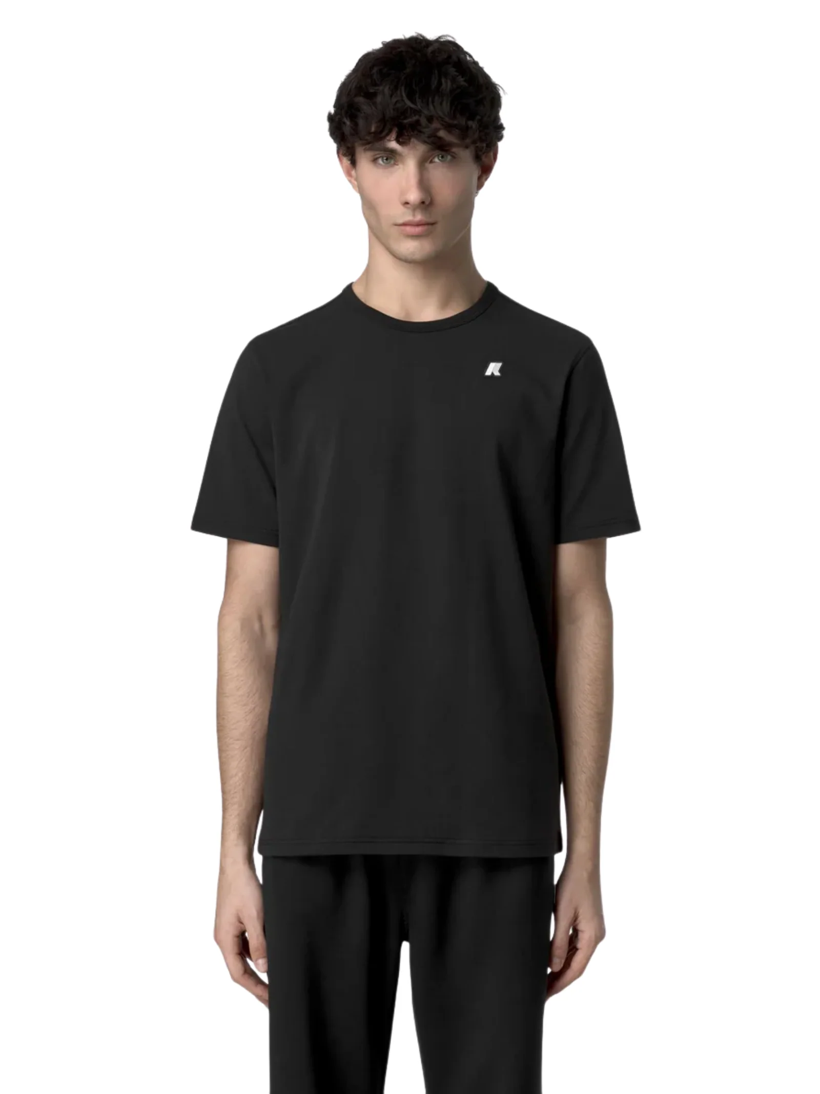 T-Shirt "Adame Light Stretch Jersey" K-Way nera - Image 2