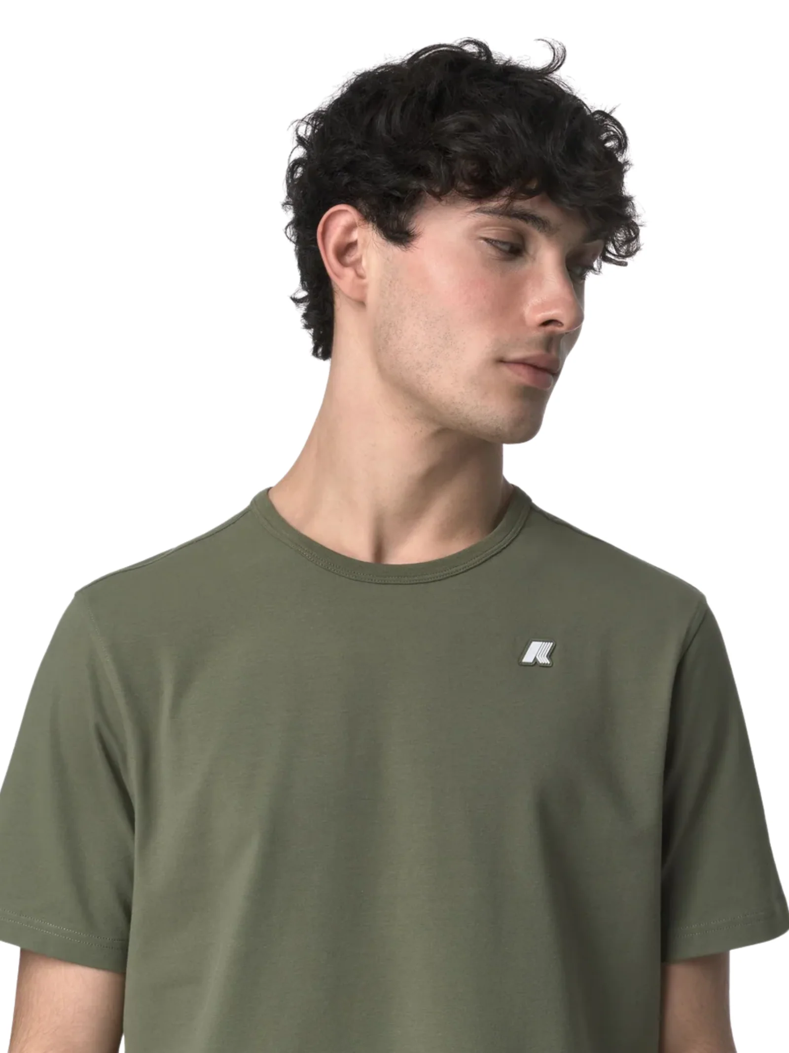 T-Shirt "Adame Light Stretch Jersey" K-Way verde - Image 2