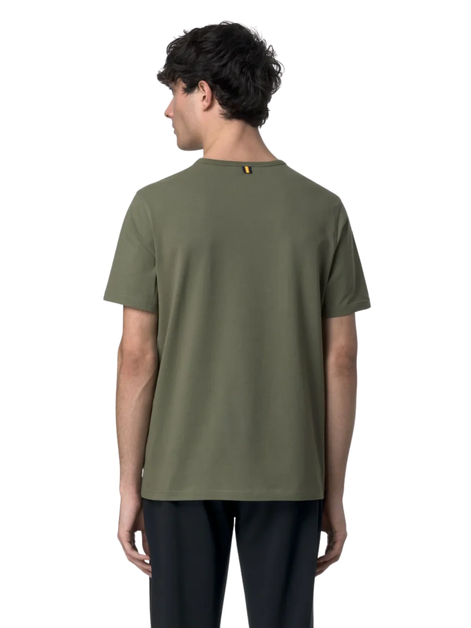 T-Shirt "Adame Light Stretch Jersey" K-Way verde - Image 5