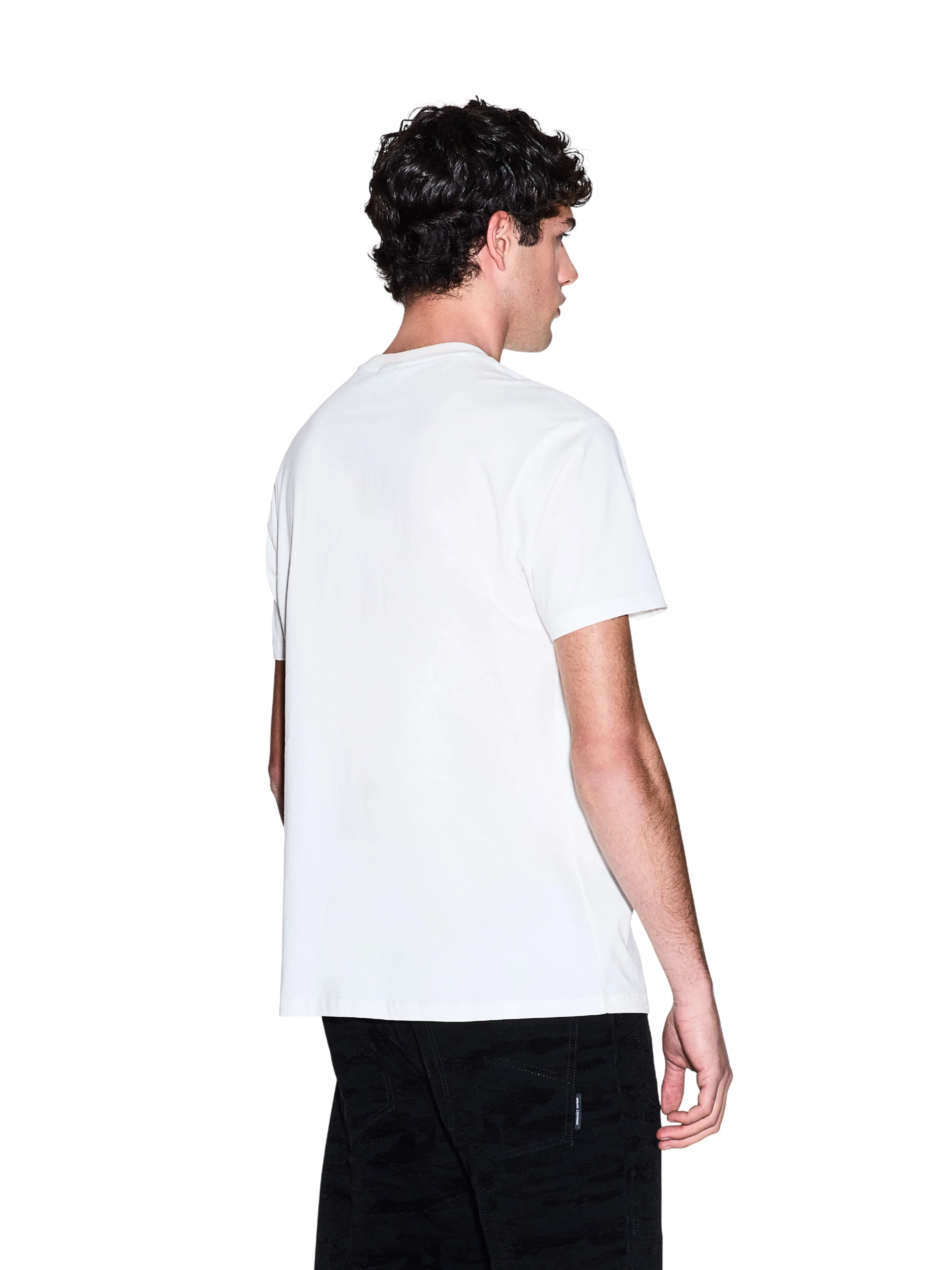 T-Shirt Armani Exchange bianca con logo A | X - Image 4