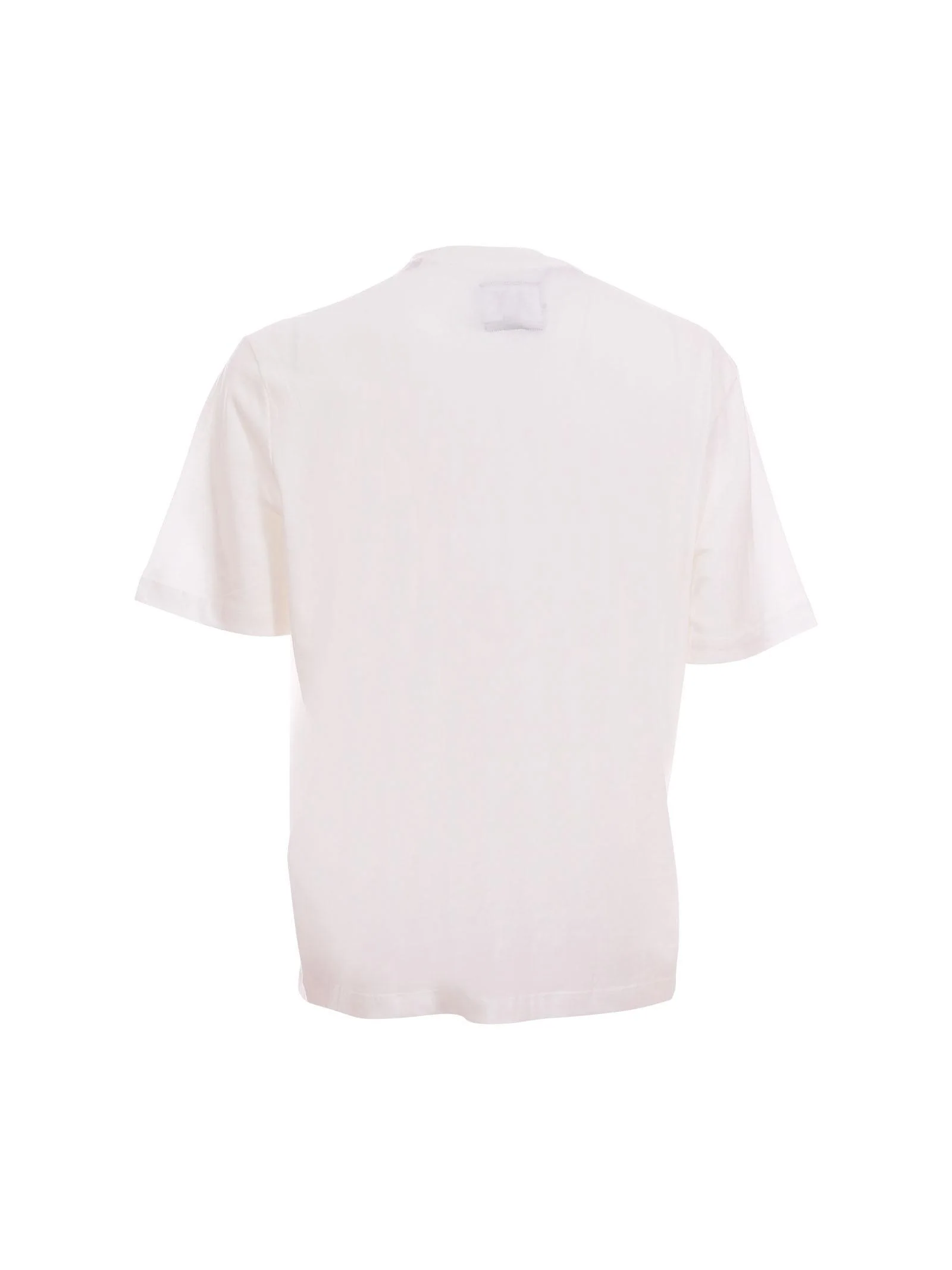 T-Shirt Armani Exchange bianca con logo iconico frontale ricamato - Image 3