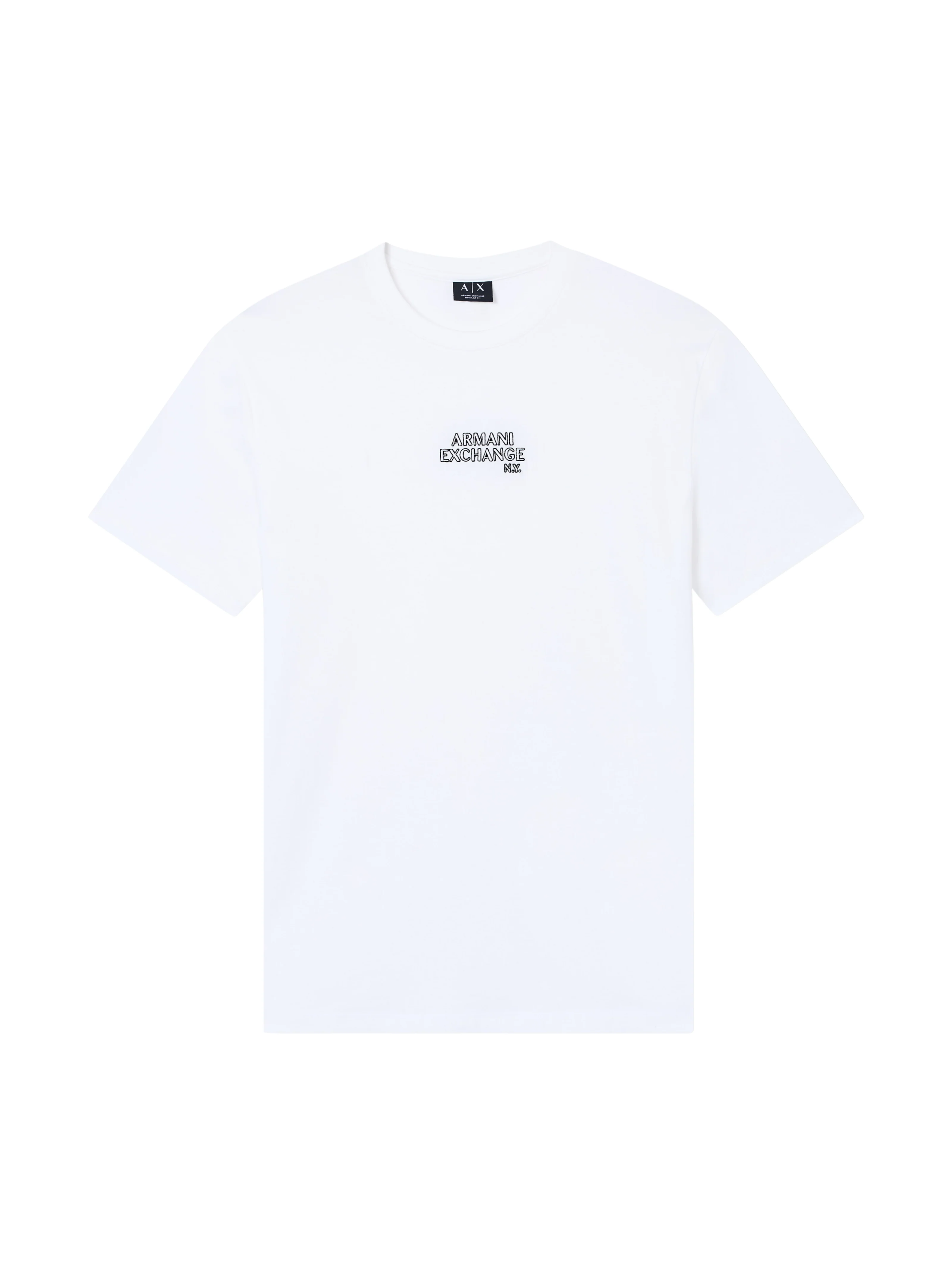 T-Shirt Armani Exchange bianca in cotone