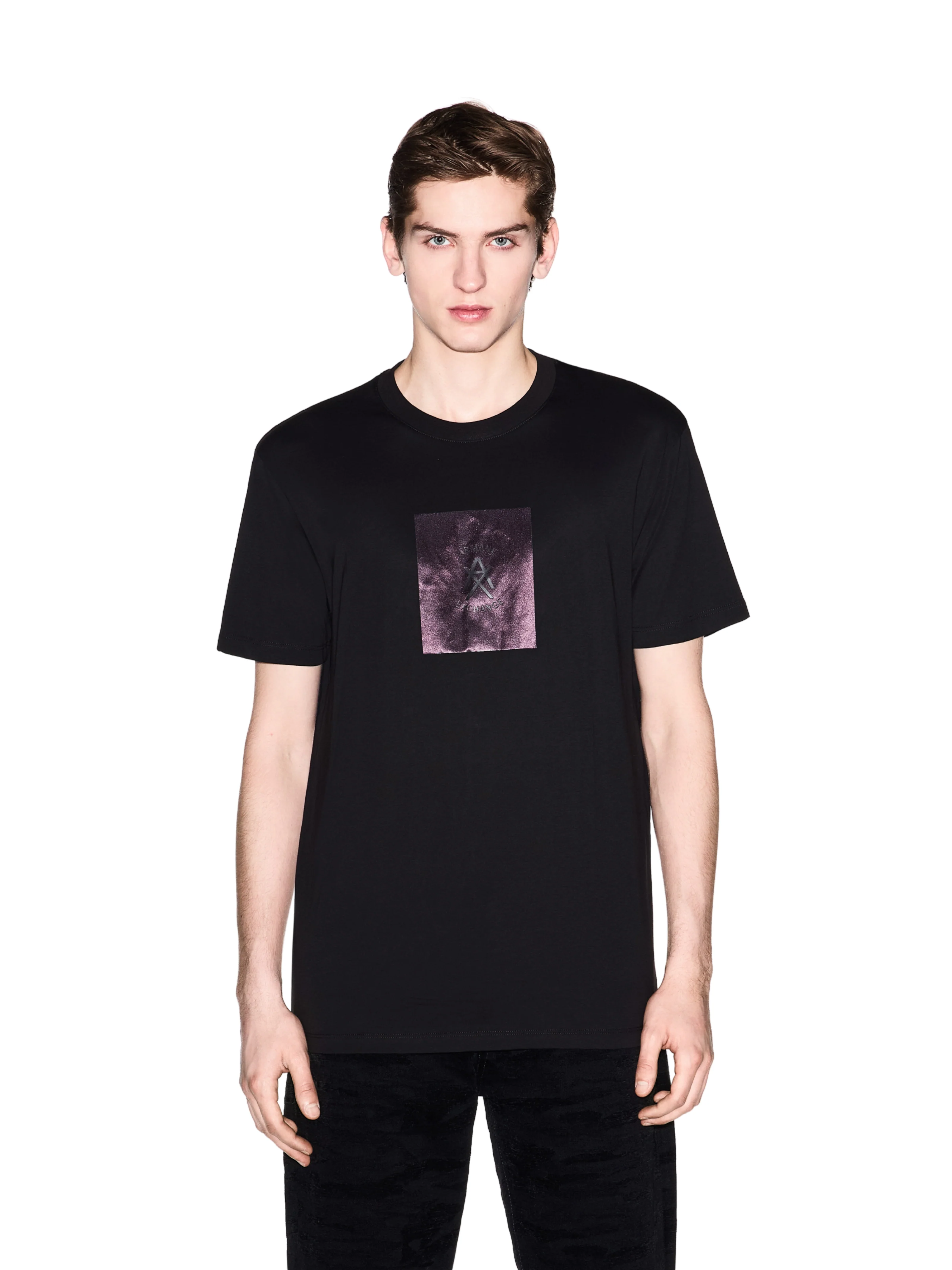 T-Shirt Armani Exchange nera - Image 2