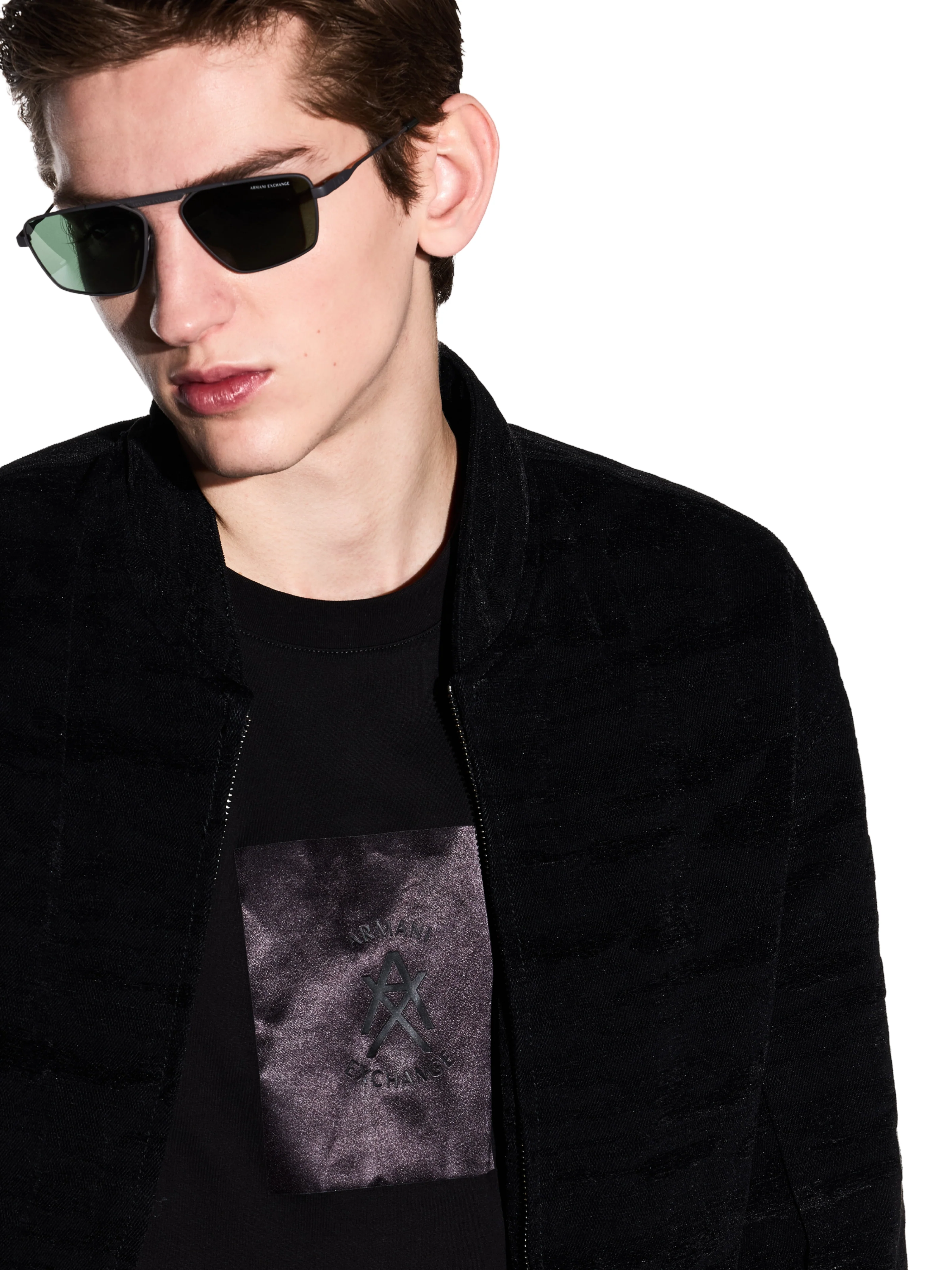 T-Shirt Armani Exchange nera - Image 3