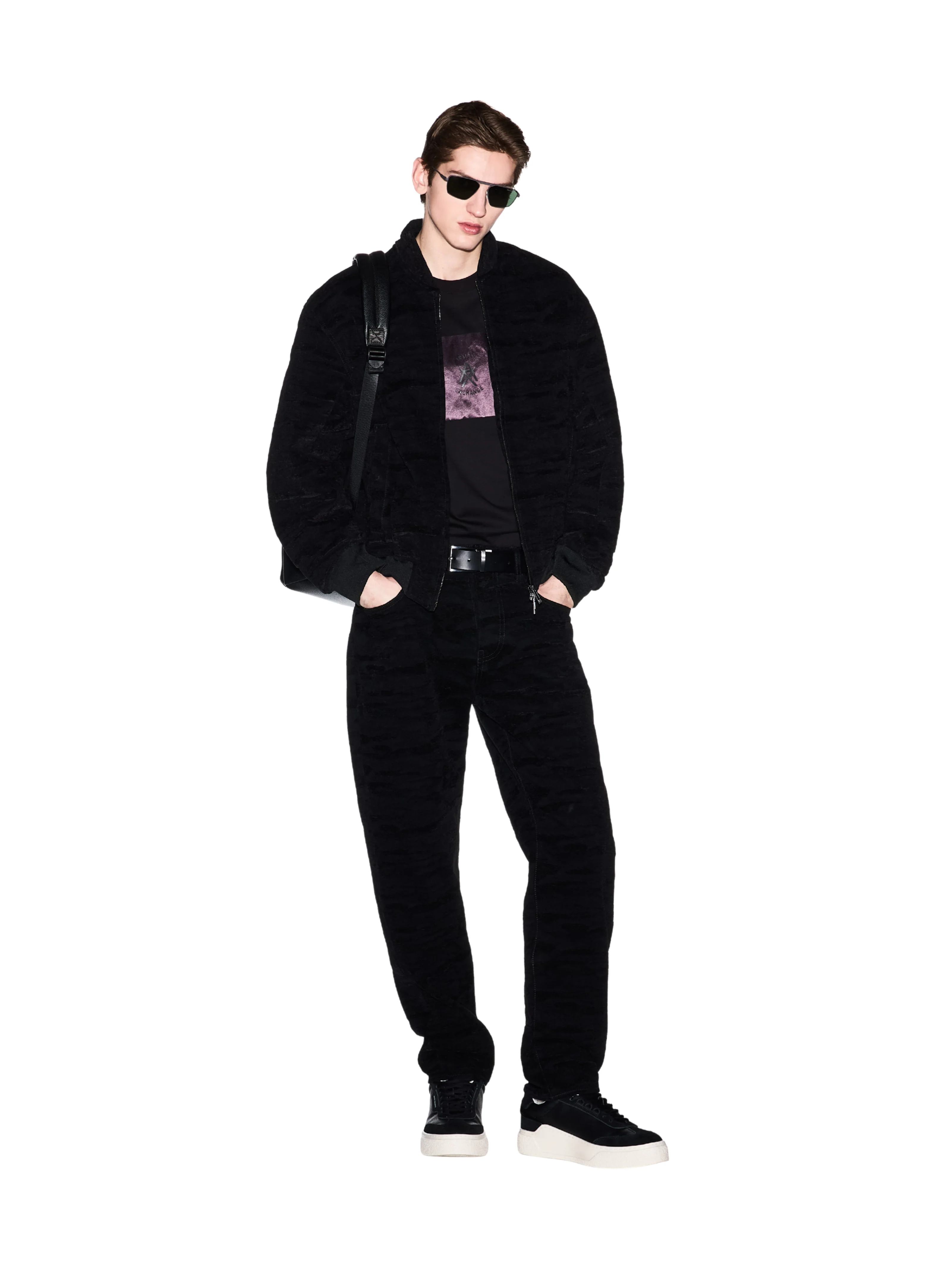 T-Shirt Armani Exchange nera - Image 5