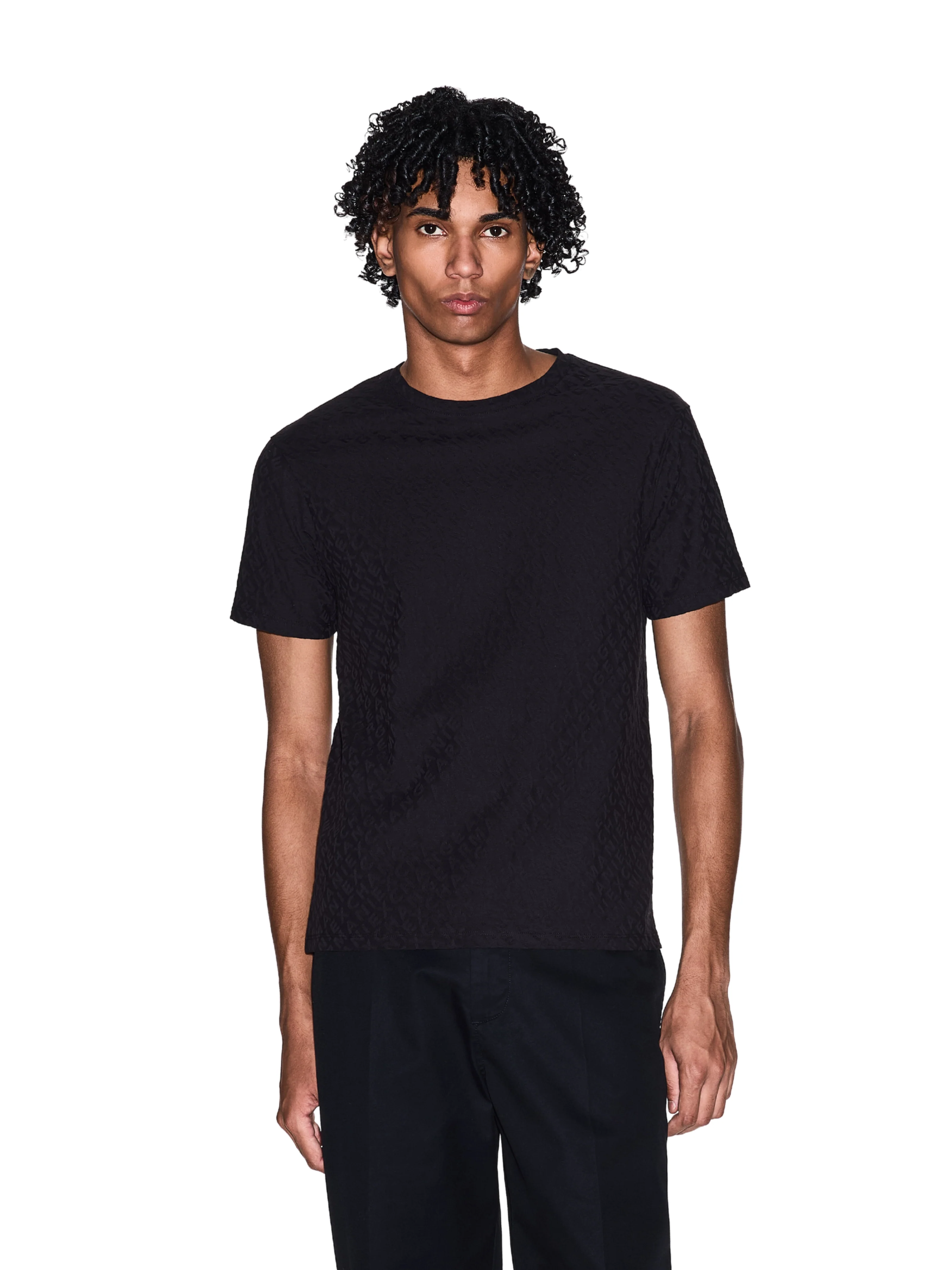 T-Shirt basic Armani Exchange nera - Image 2