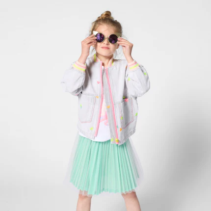 T-Shirt Billie Blush bianca con stampa pony e dettagli glitter - Image 4