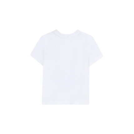 T-Shirt Boss bianca con logo ripetuto - Image 2