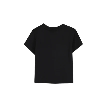 T-Shirt Boss nera con logo ripetuto - Image 2