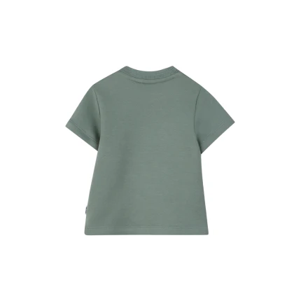 T-Shirt Boss verde con logo frontale - Image 2