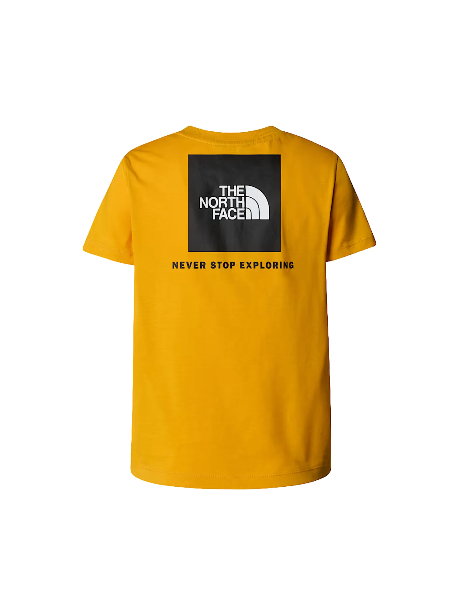 T-Shirt "Box NSE" The North Face senape con maxi logo posteriore - Image 2
