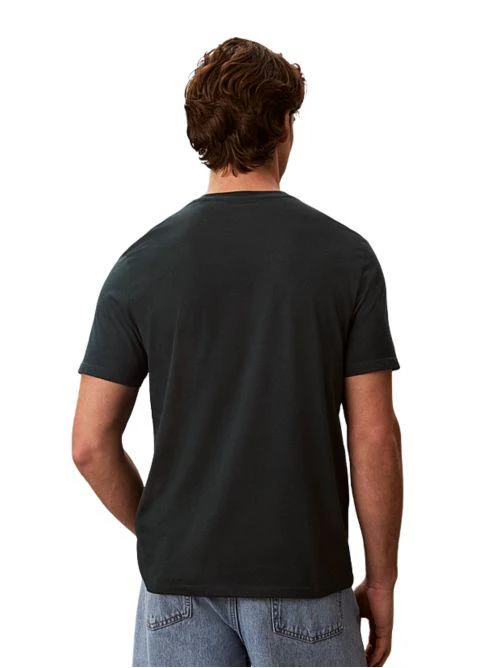T-shirt Calvin Klein blu nearly con monogramma logo - Image 2