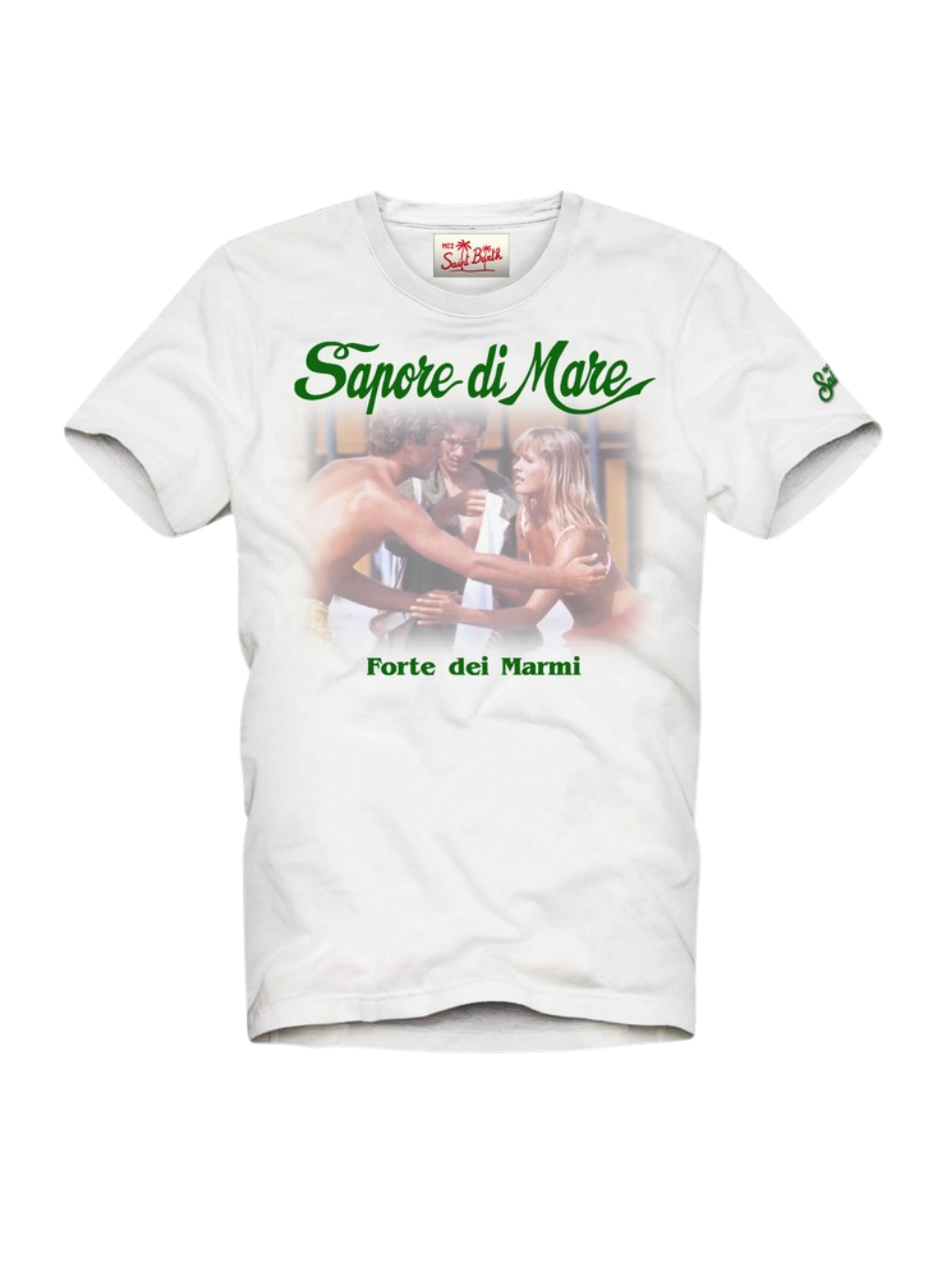 T-Shirt "Denver" Saint Barth bianca "Sapore di Mare Forte dei Marmi"