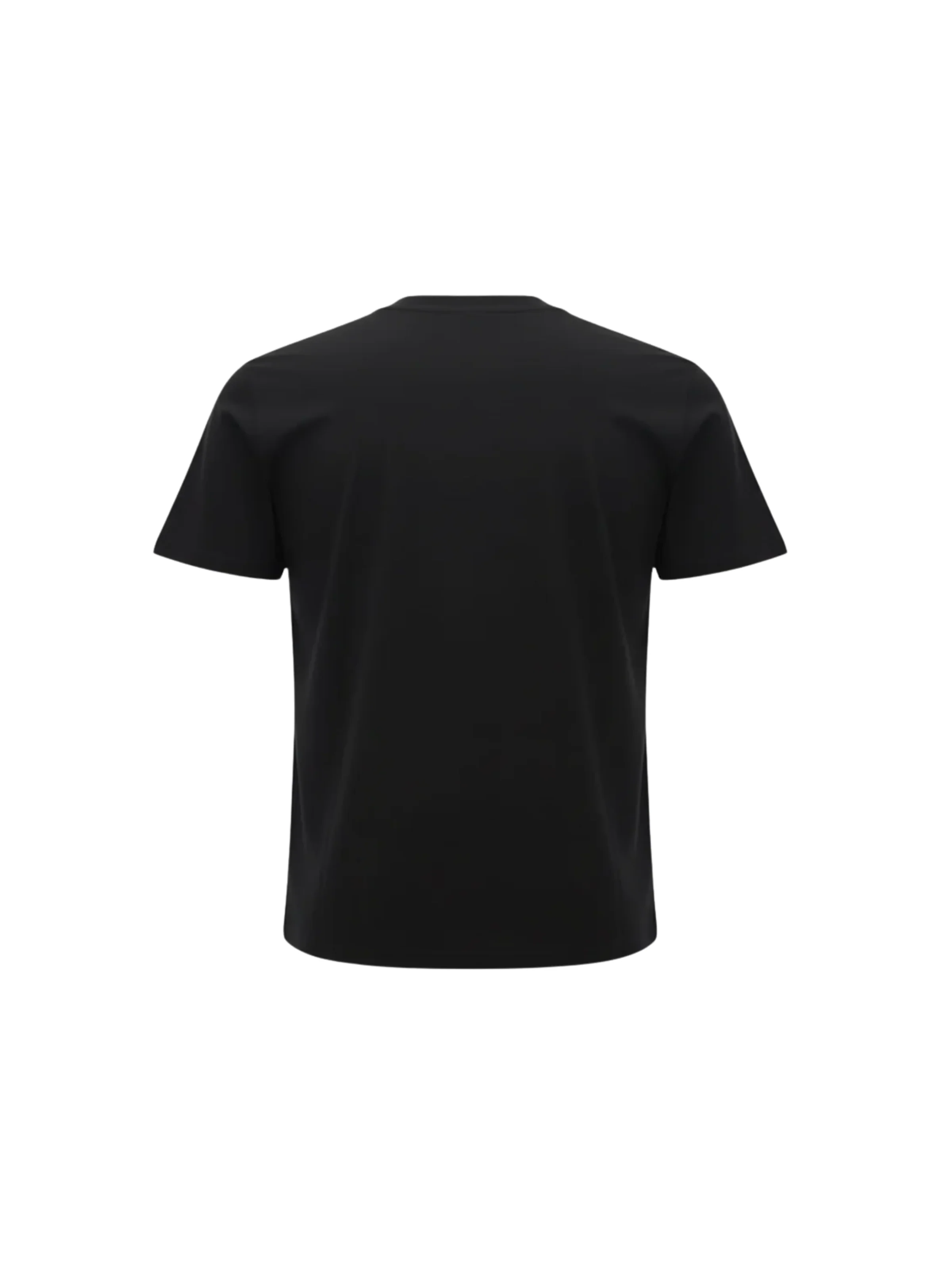 T-Shirt GCDS nera con logo tono su tono - Image 2