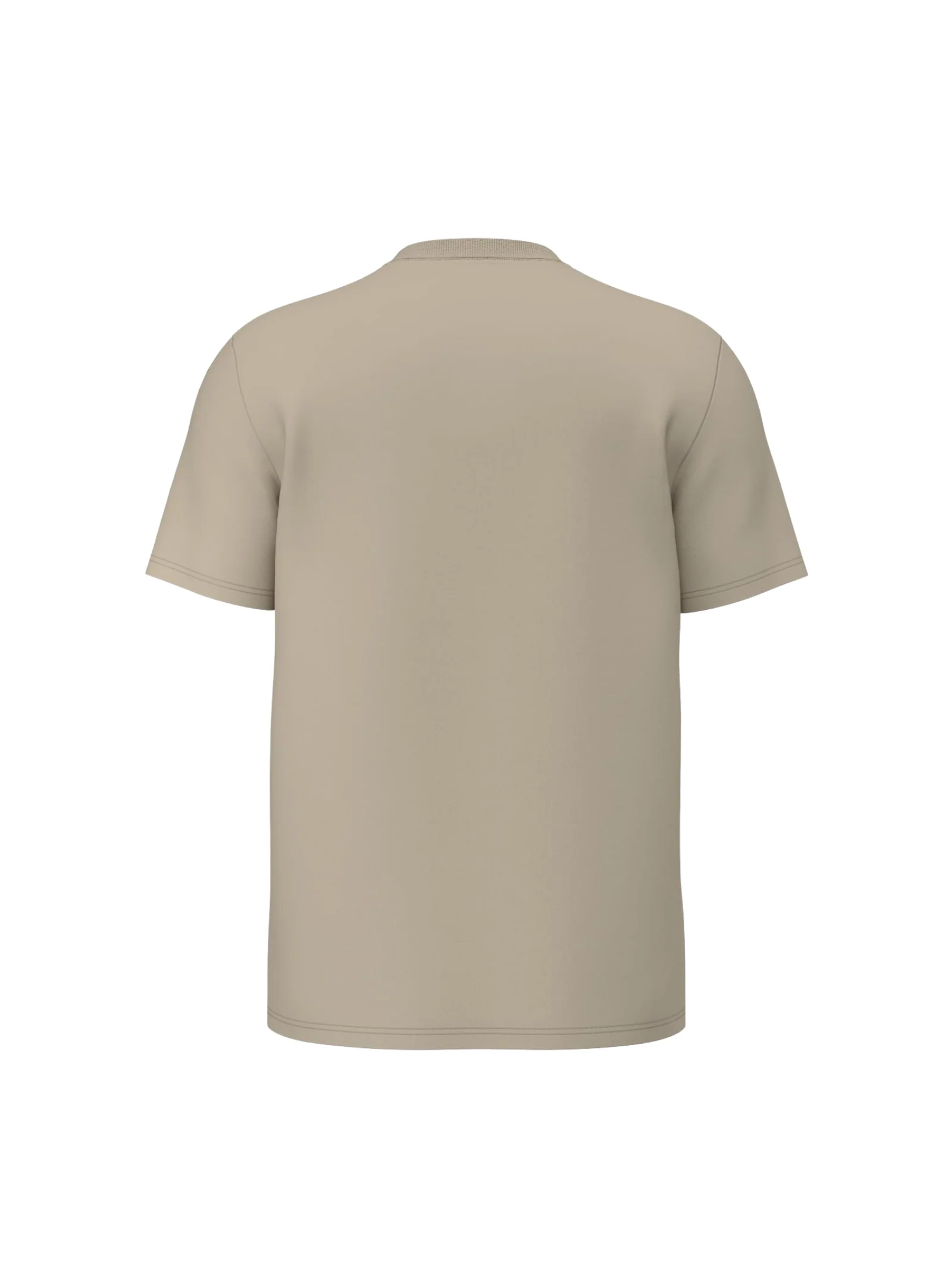 T-Shirt Guess beige con logo lettering - Image 2