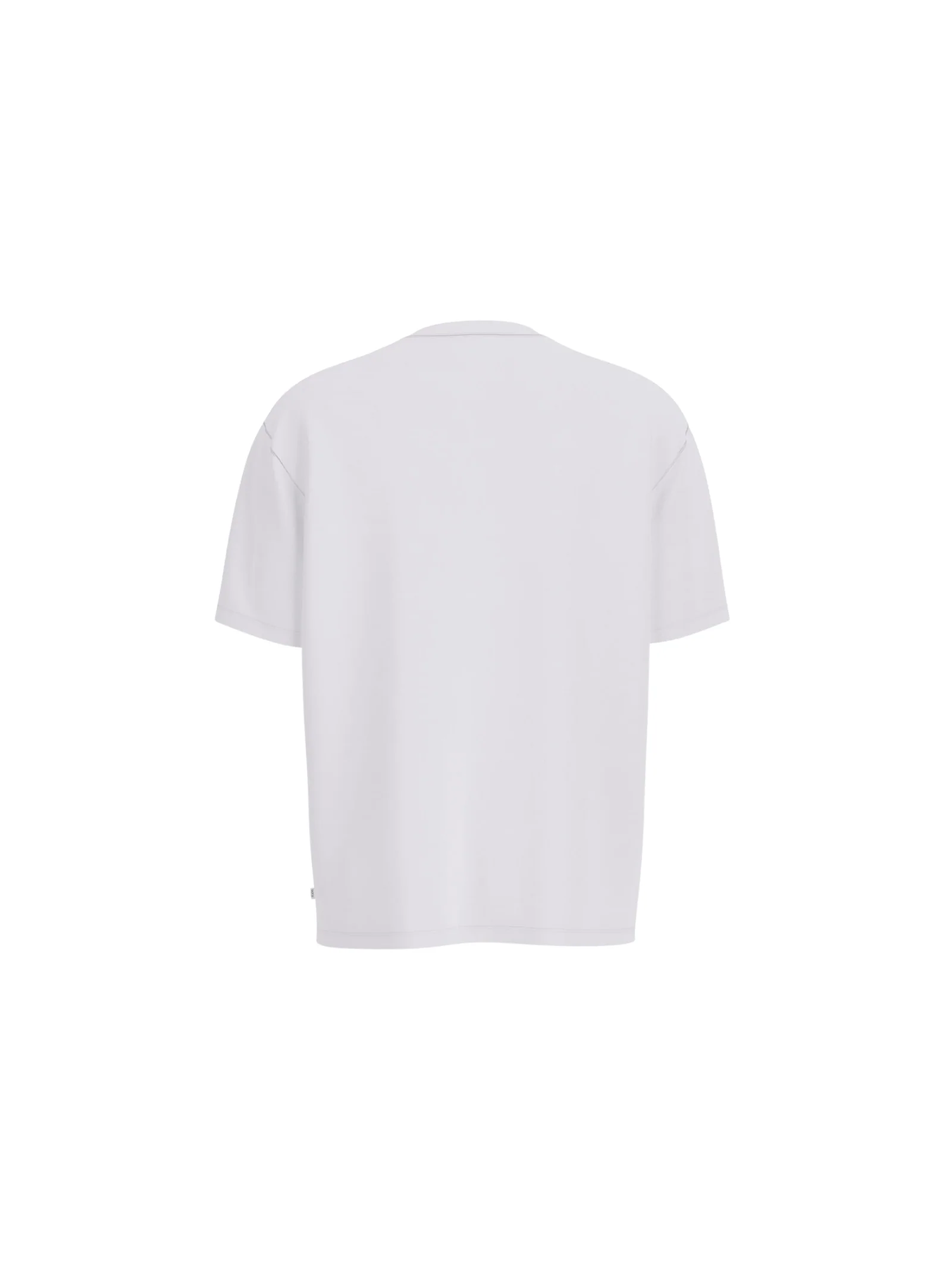 T-Shirt Guess bianca con piccolo logo triangolare - Image 2